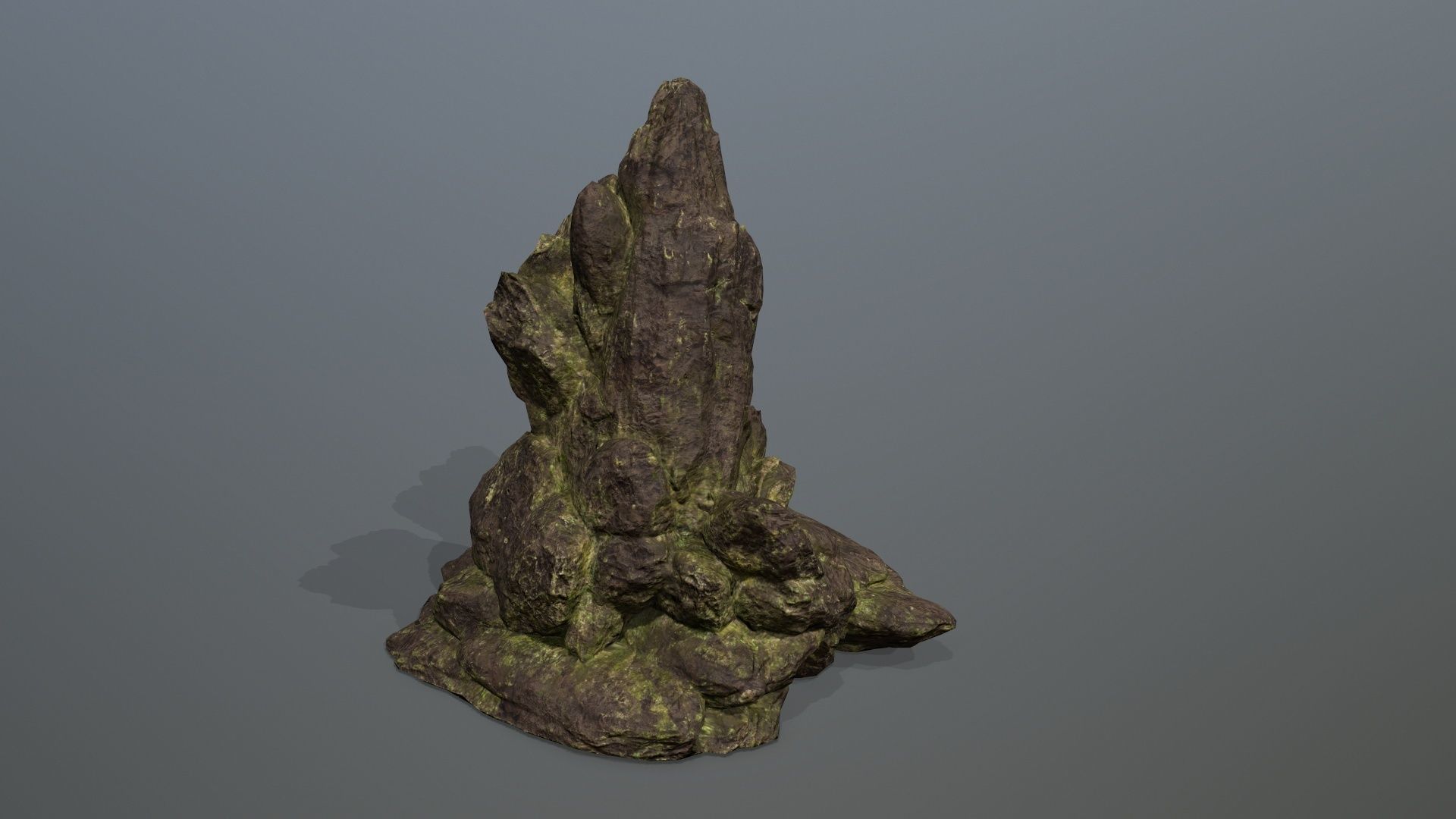 Rock Set Low-poly 3D model_14