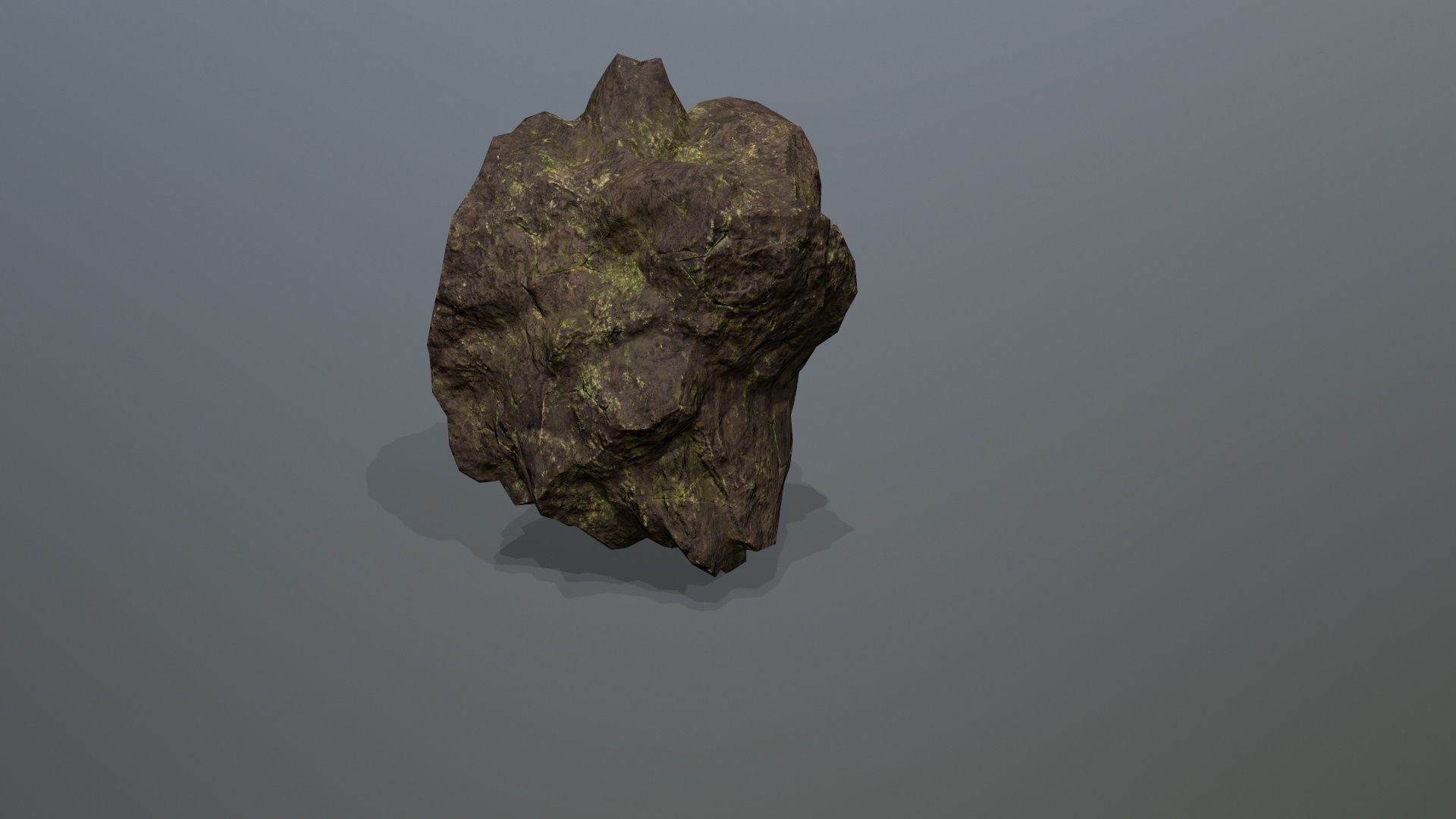 Rock Set Low-poly 3D model_3