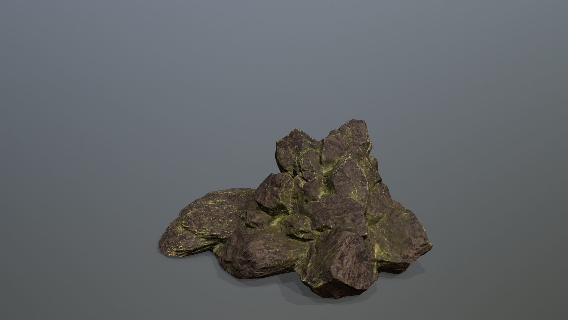 Rock Set Low-poly 3D model_25