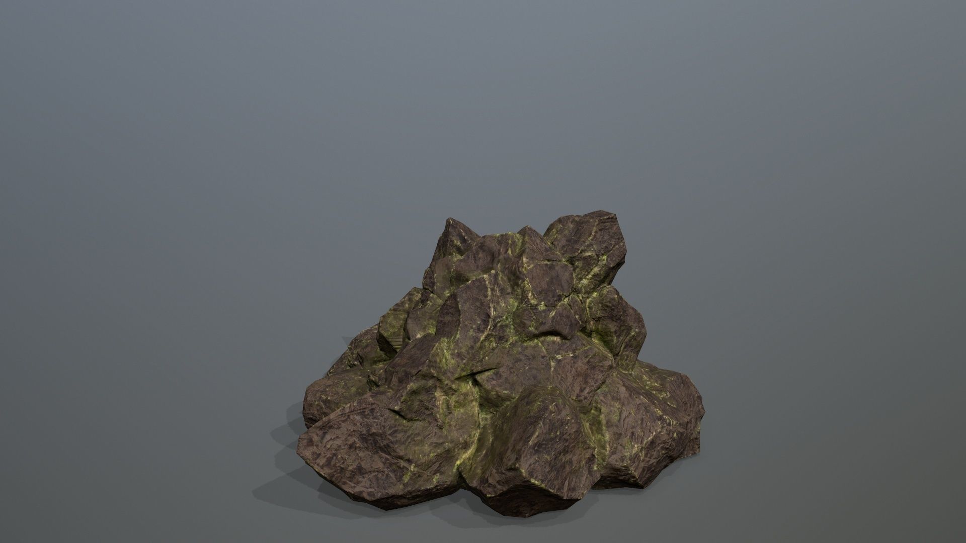 Rock Set Low-poly 3D model_24