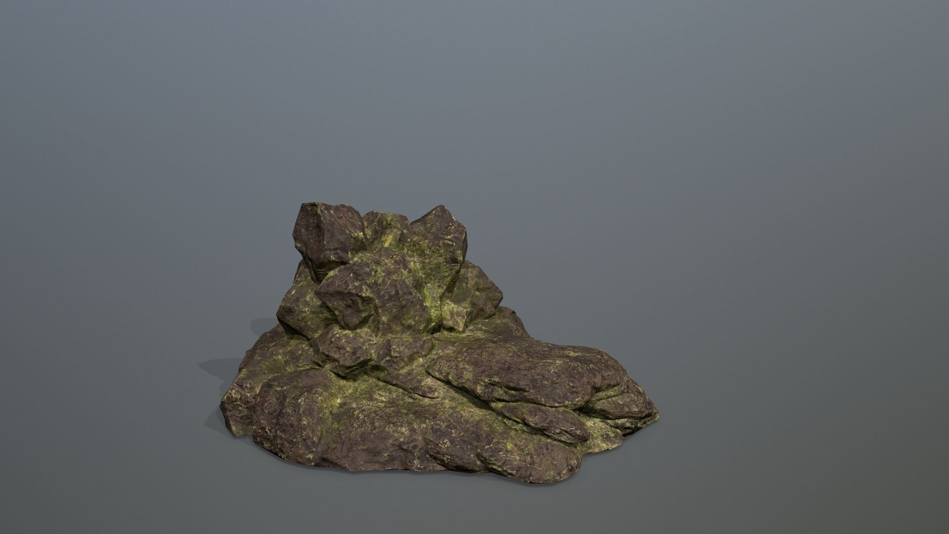 Rock Set Low-poly 3D model_20