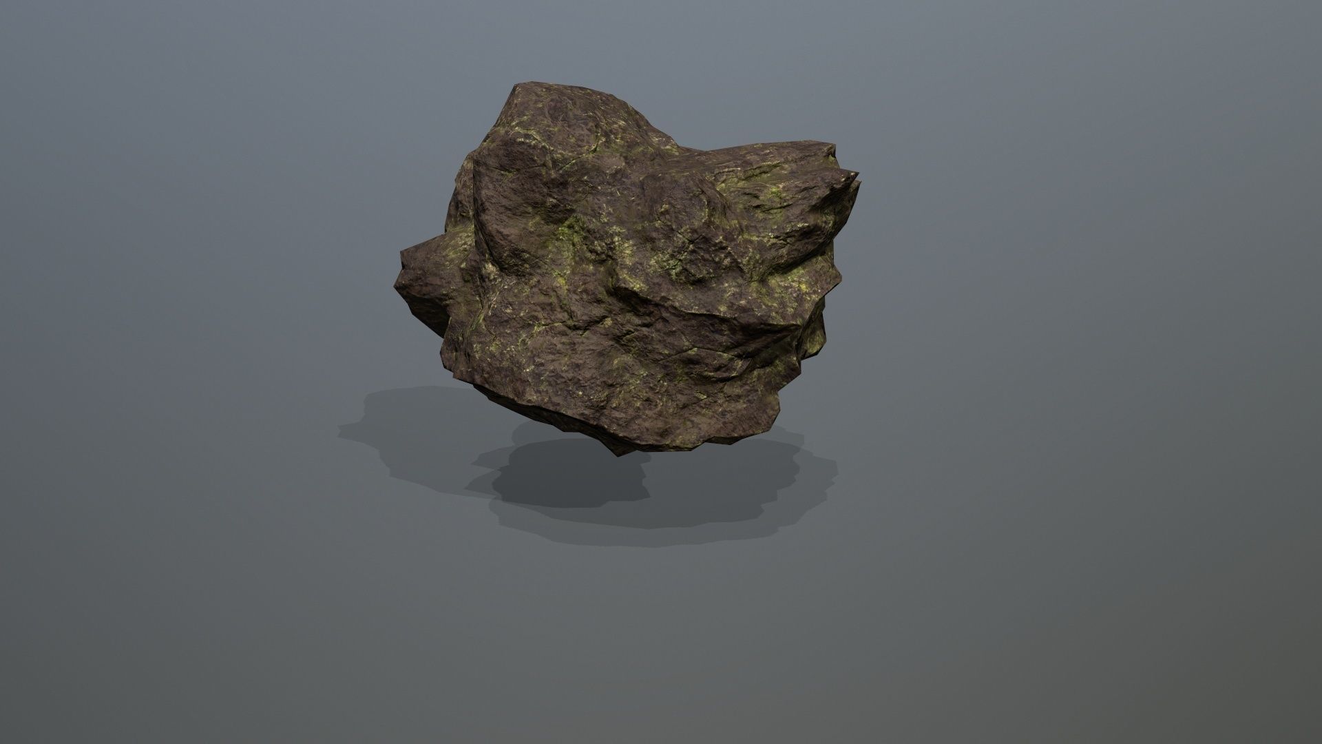 Rock Set Low-poly 3D model_9