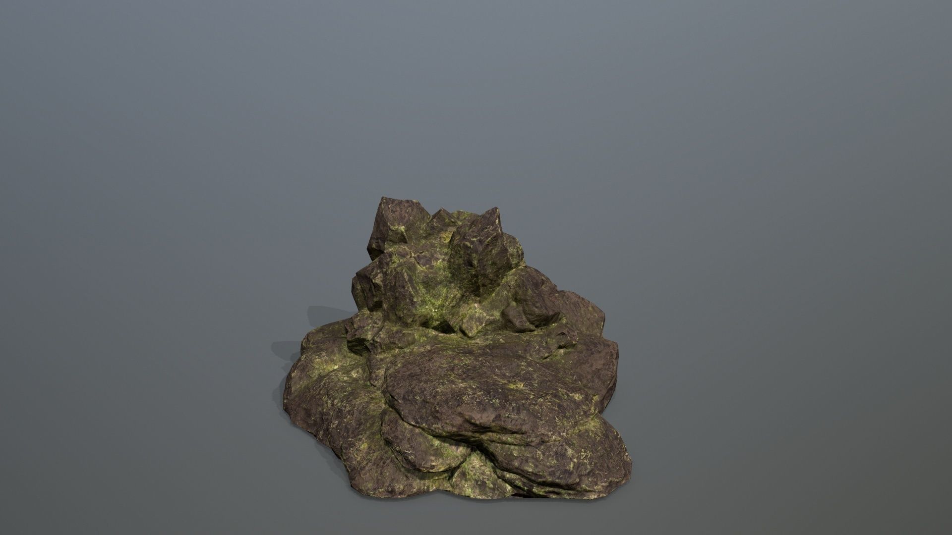 Rock Set Low-poly 3D model_19