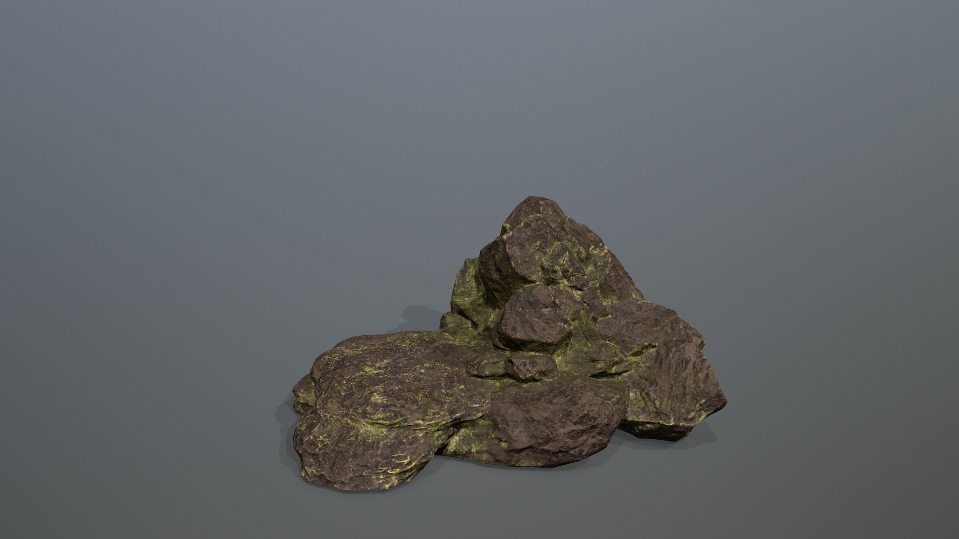Rock Set Low-poly 3D model_26