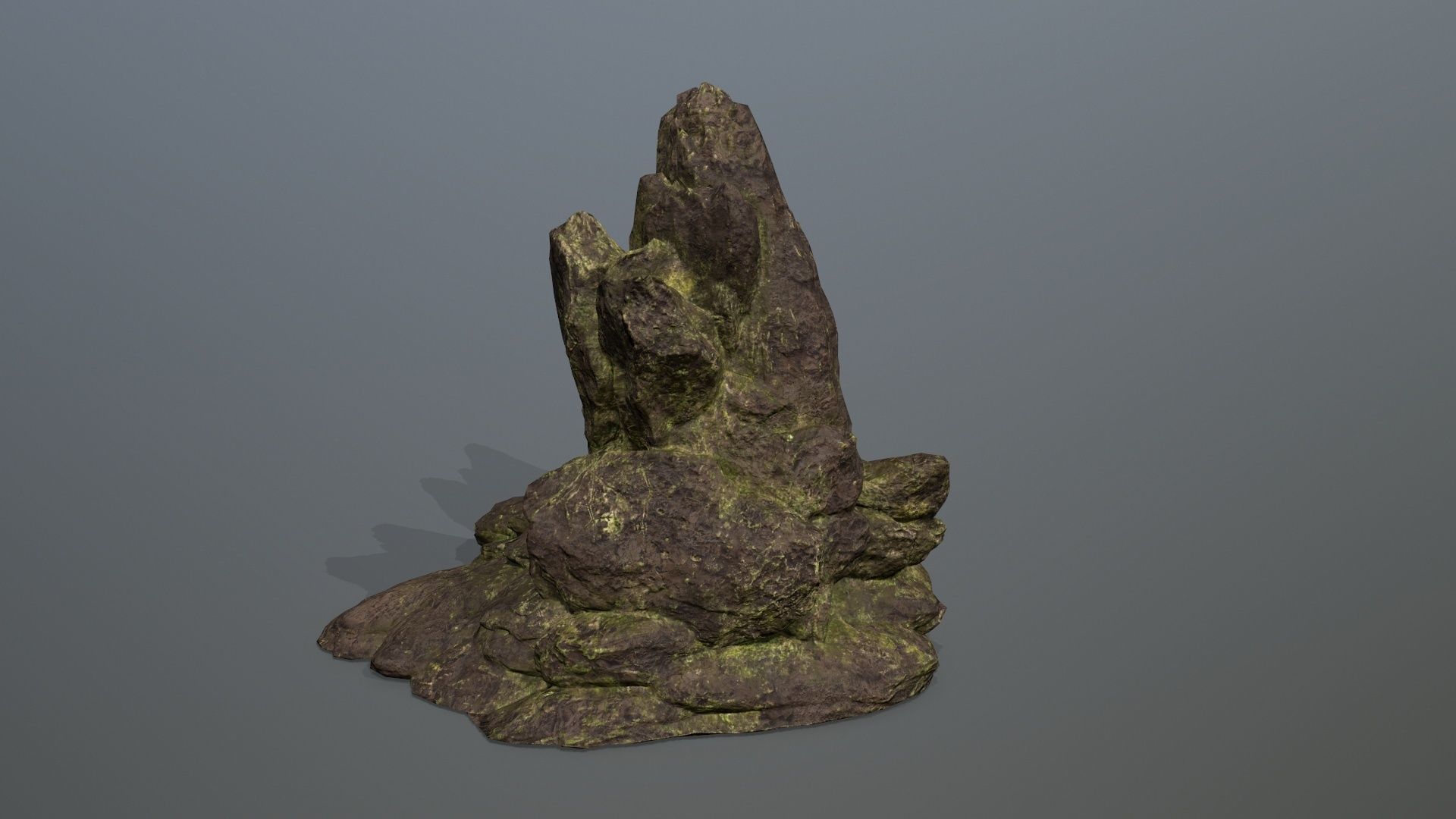 Rock Set Low-poly 3D model_15