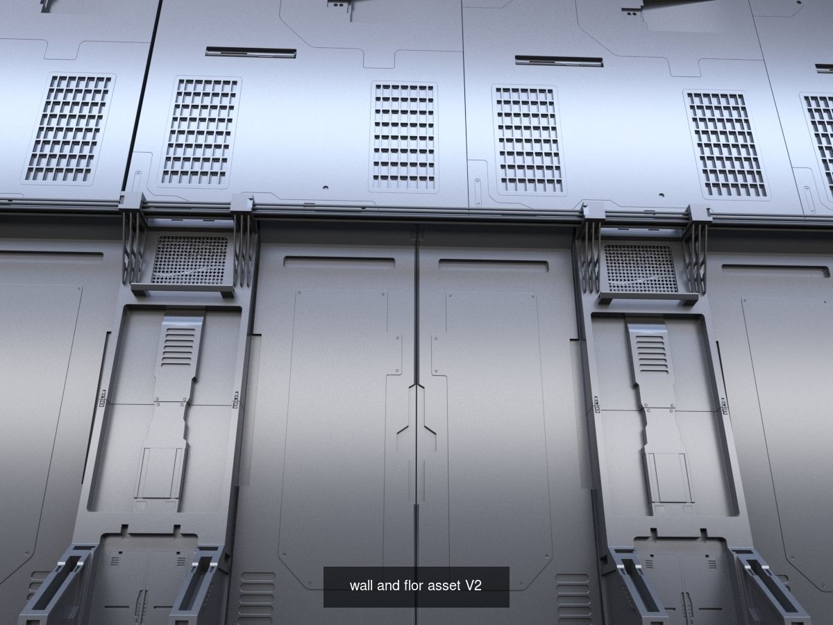 sci fi asset all items 3D Model Collection_5