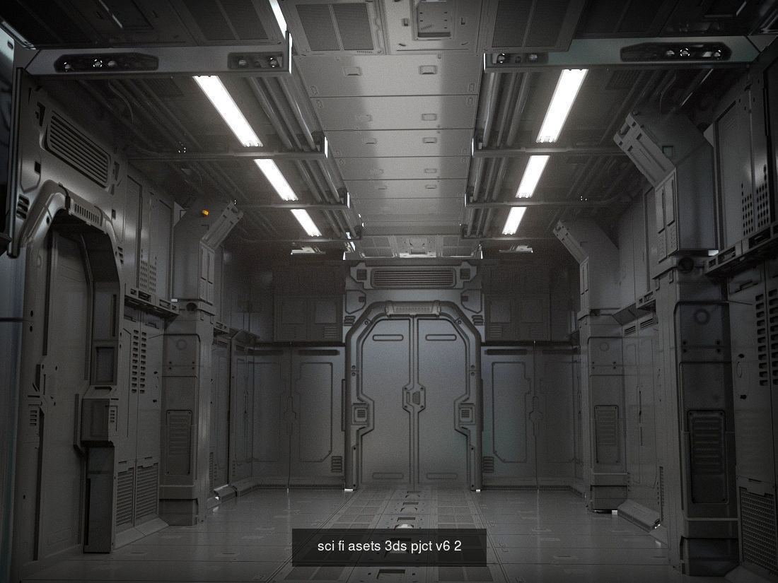 sci fi asset all items 3D Model Collection_10