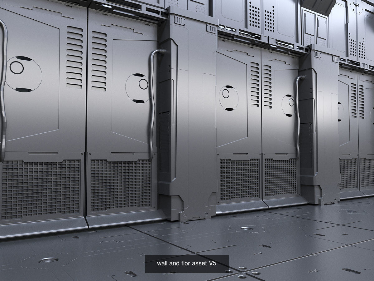 sci fi asset all items 3D Model Collection_8