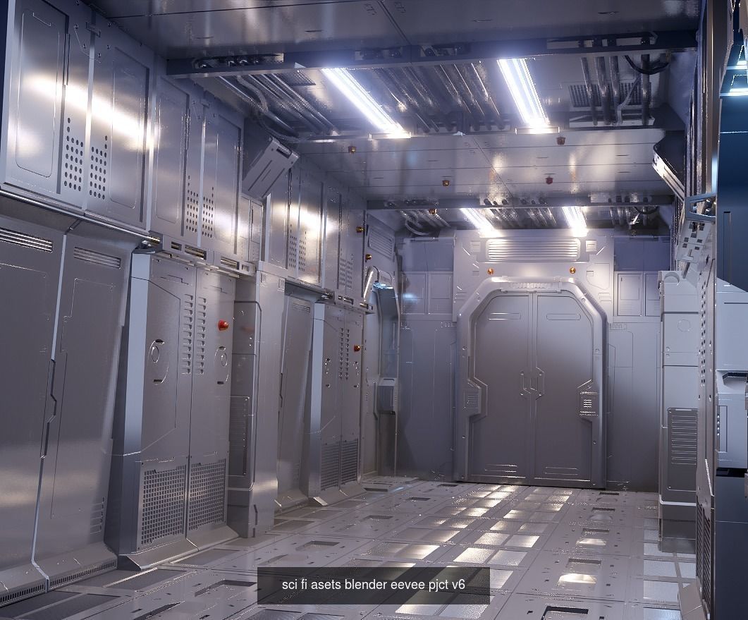 sci fi asset all items 3D Model Collection_9