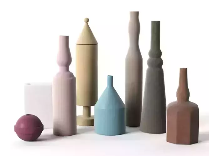 Vase Set 72 3D model