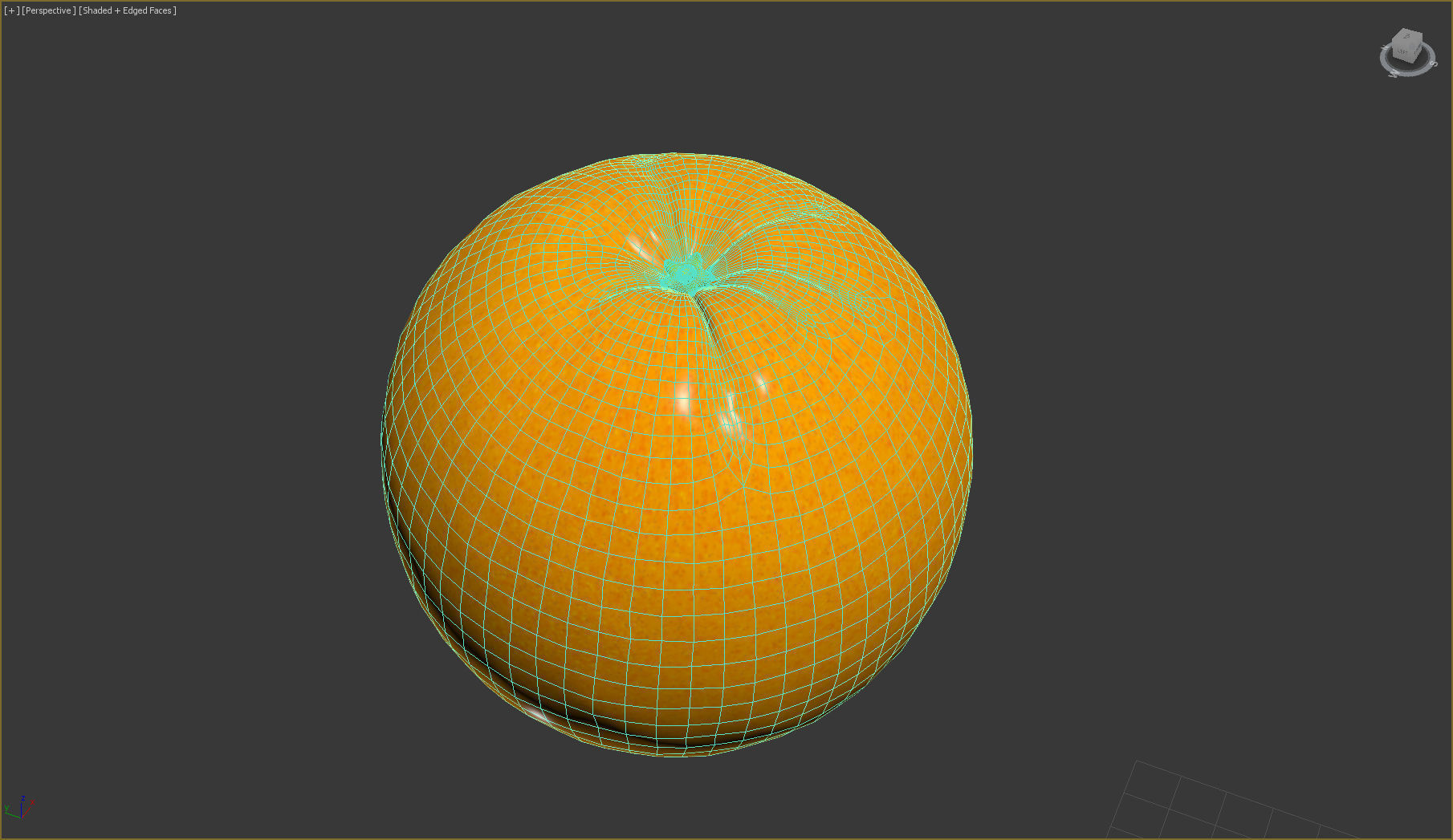 Fruits fruit bowl with oranges and pineapples 3D model_6