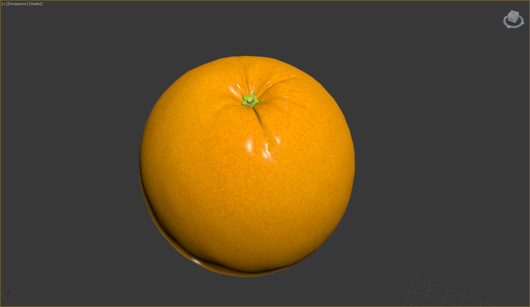 Fruits fruit bowl with oranges and pineapples 3D model_7