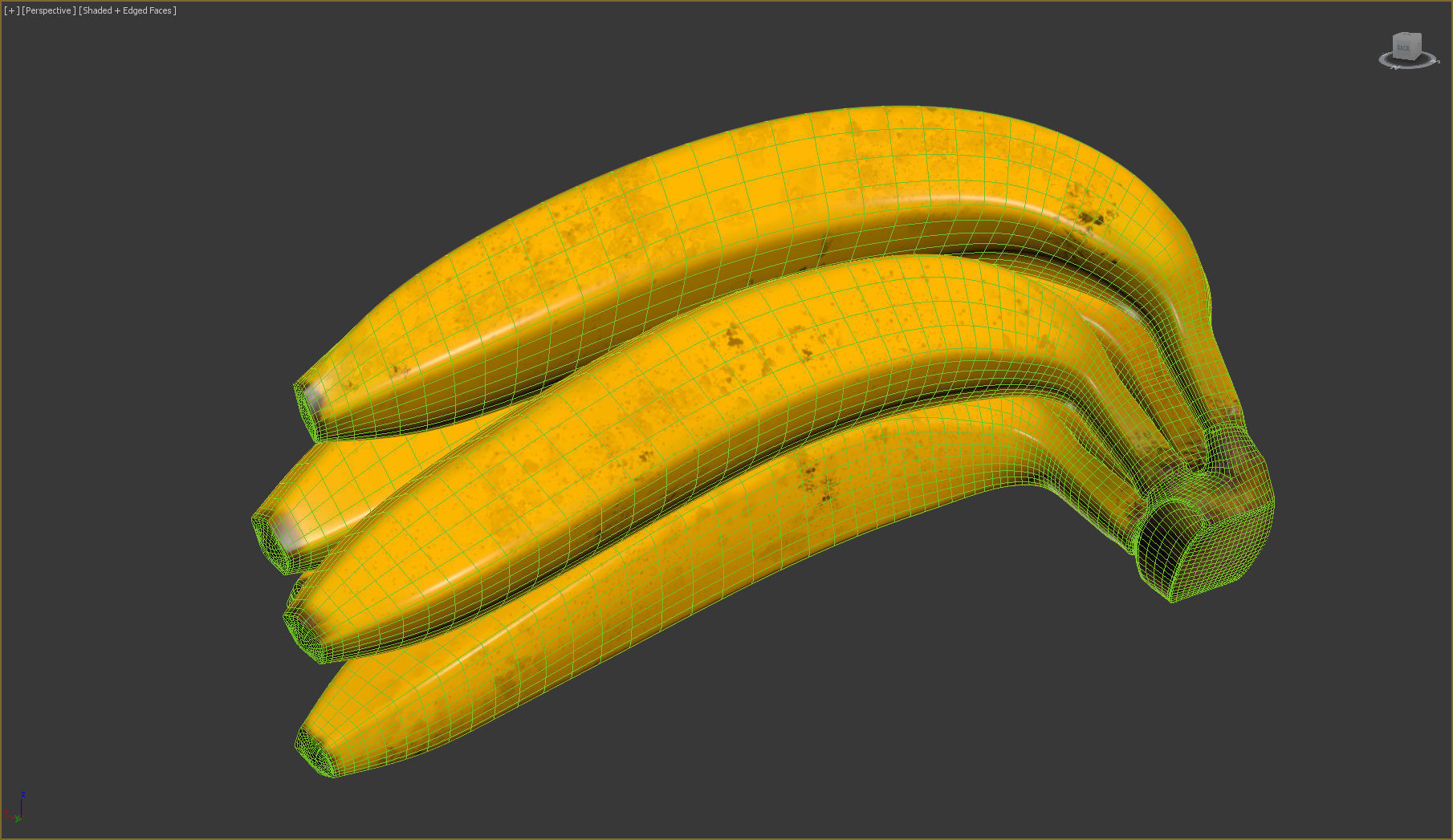 Fruits fruit bowl with oranges and pineapples 3D model_4