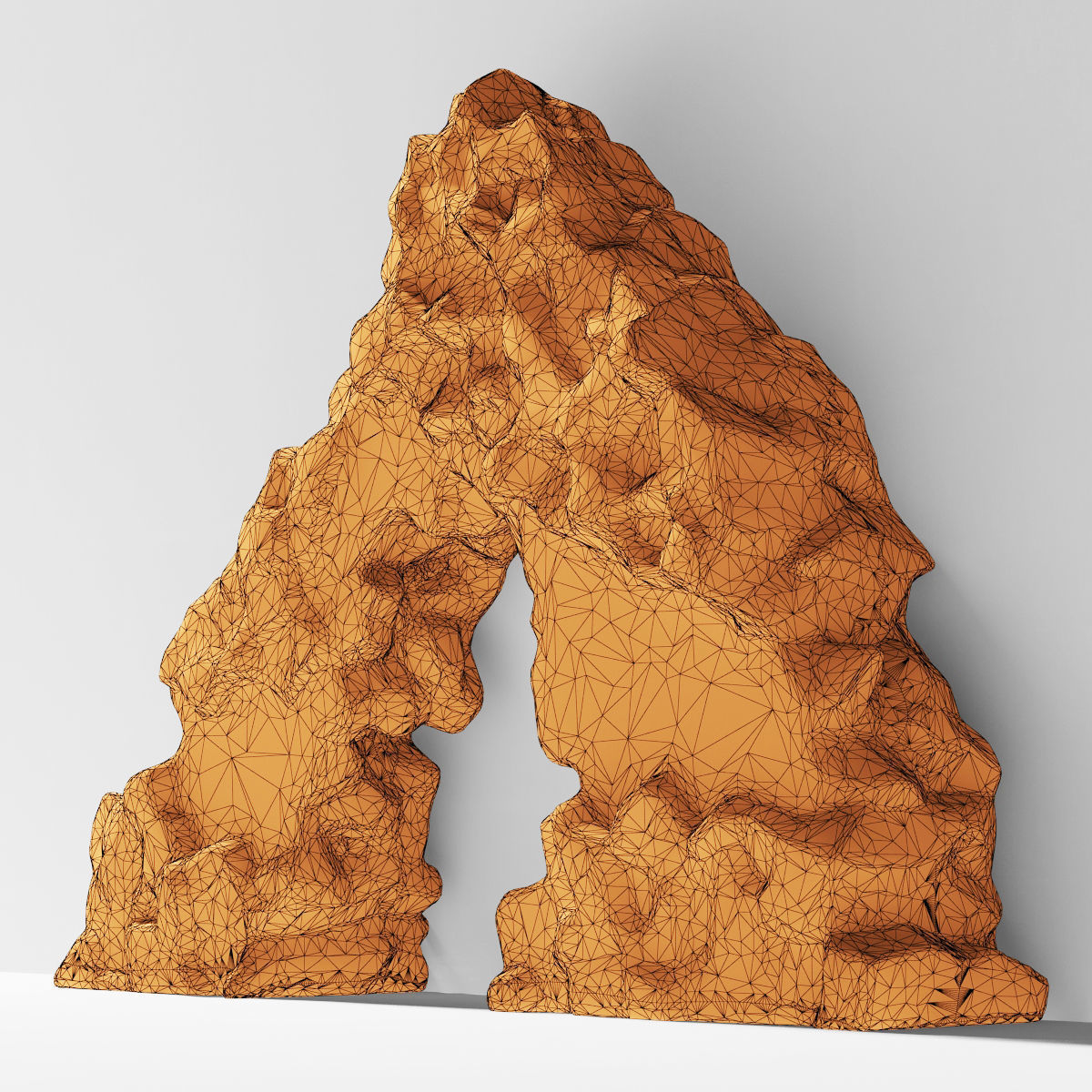 Rock sea arch 3D model_10