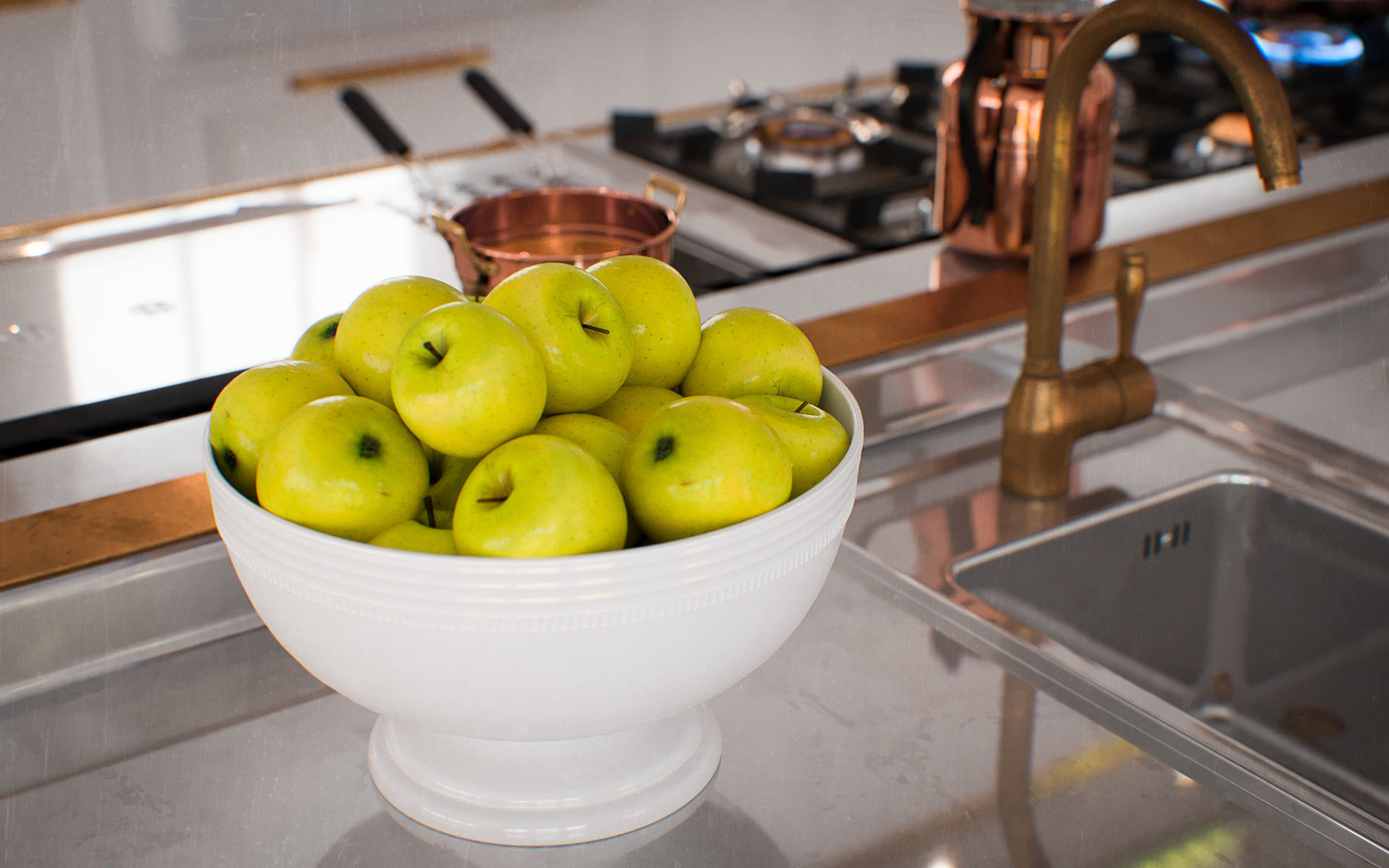 Apples apple 3D model_10