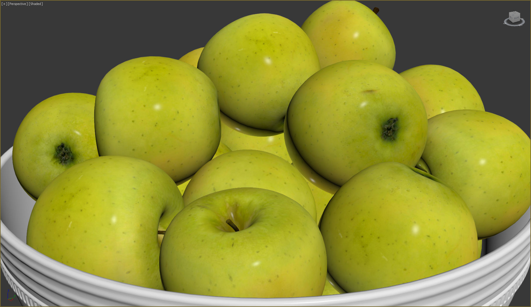 Apples apple 3D model_4