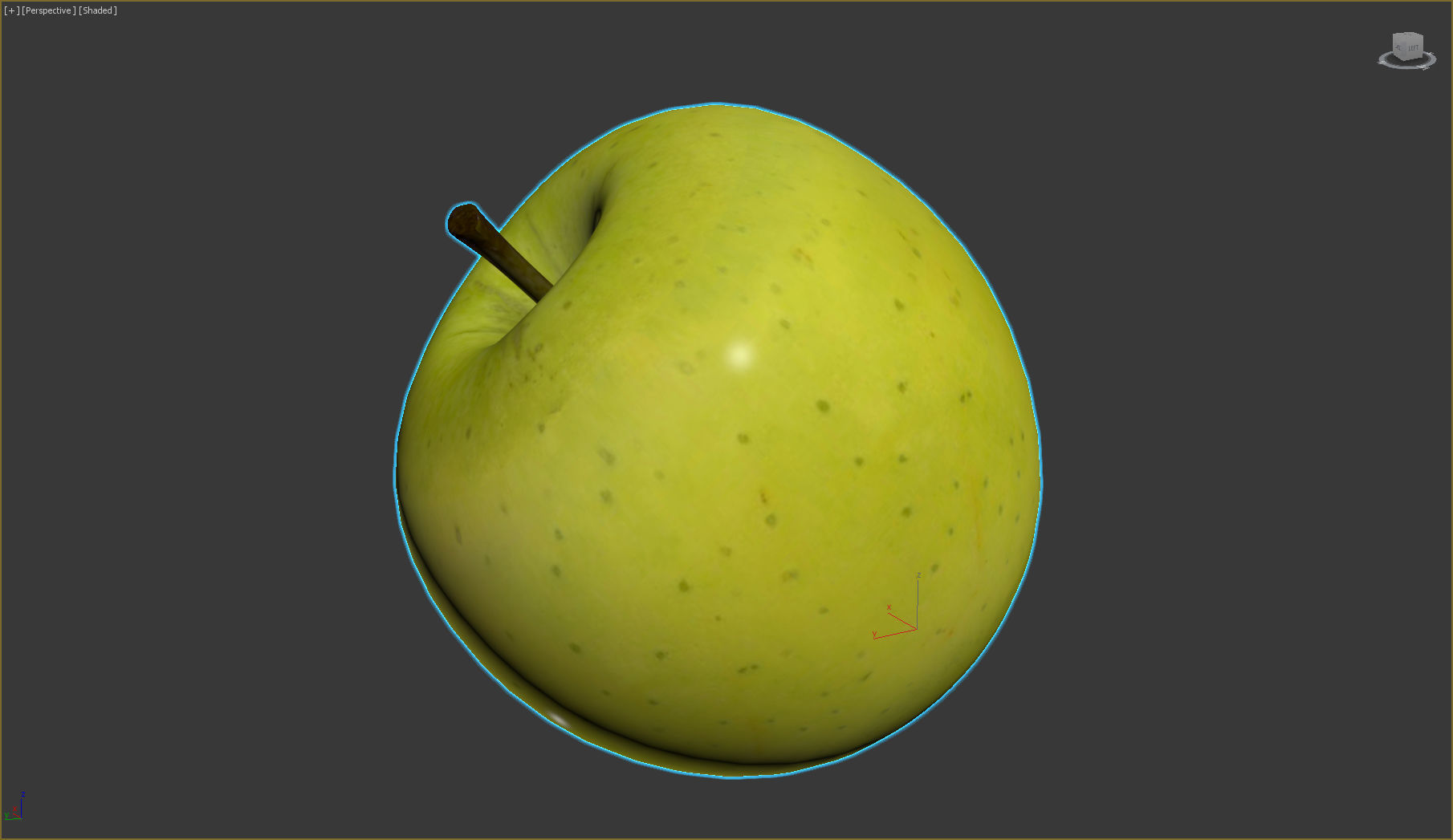 Apples apple 3D model_7