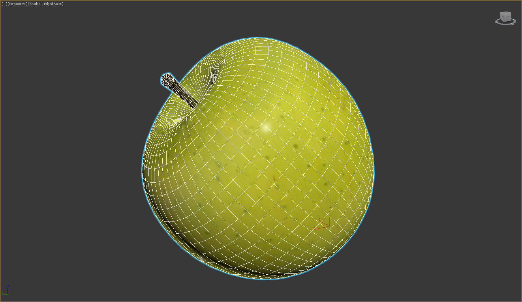 Apples apple 3D model_6