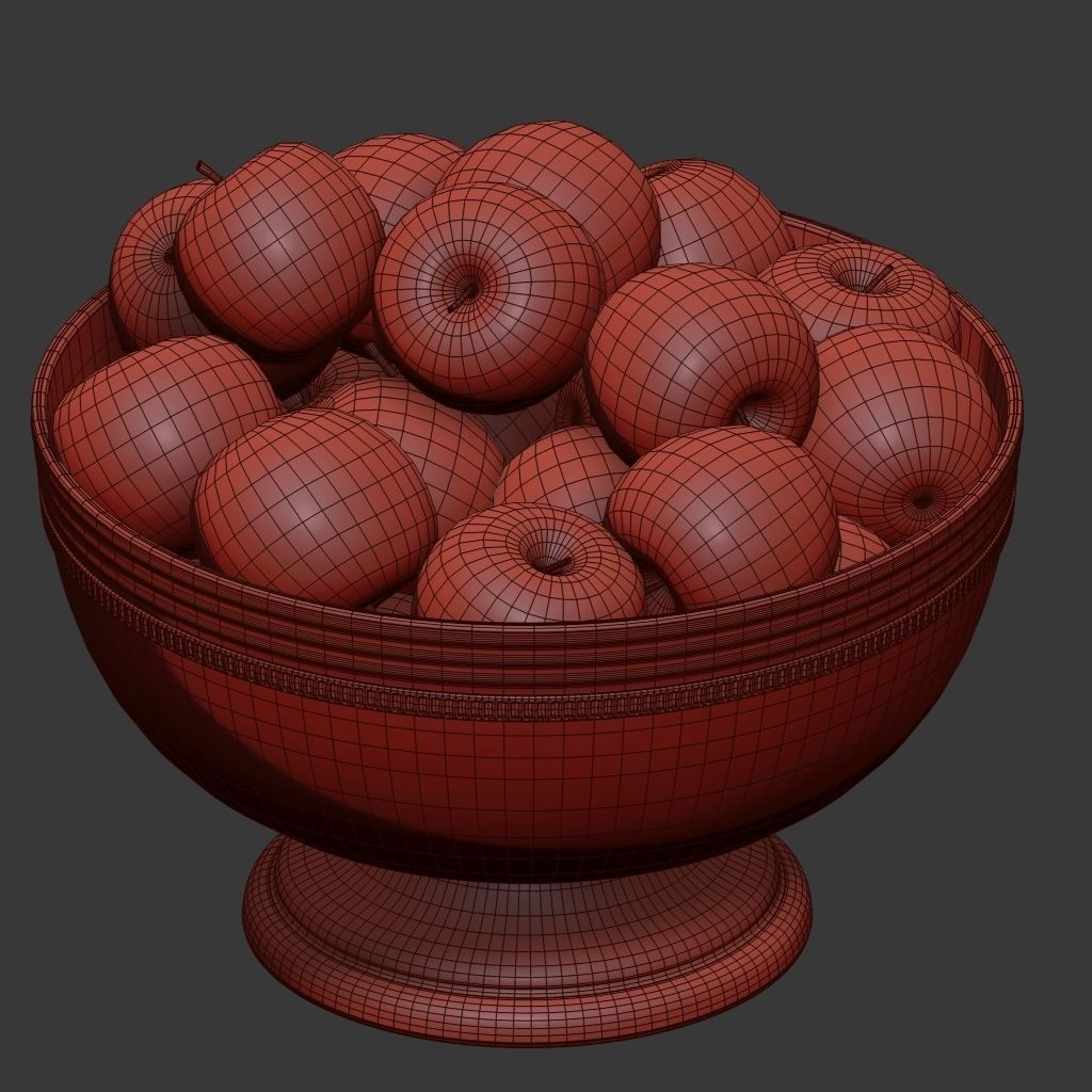 Apples apple 3D model_9