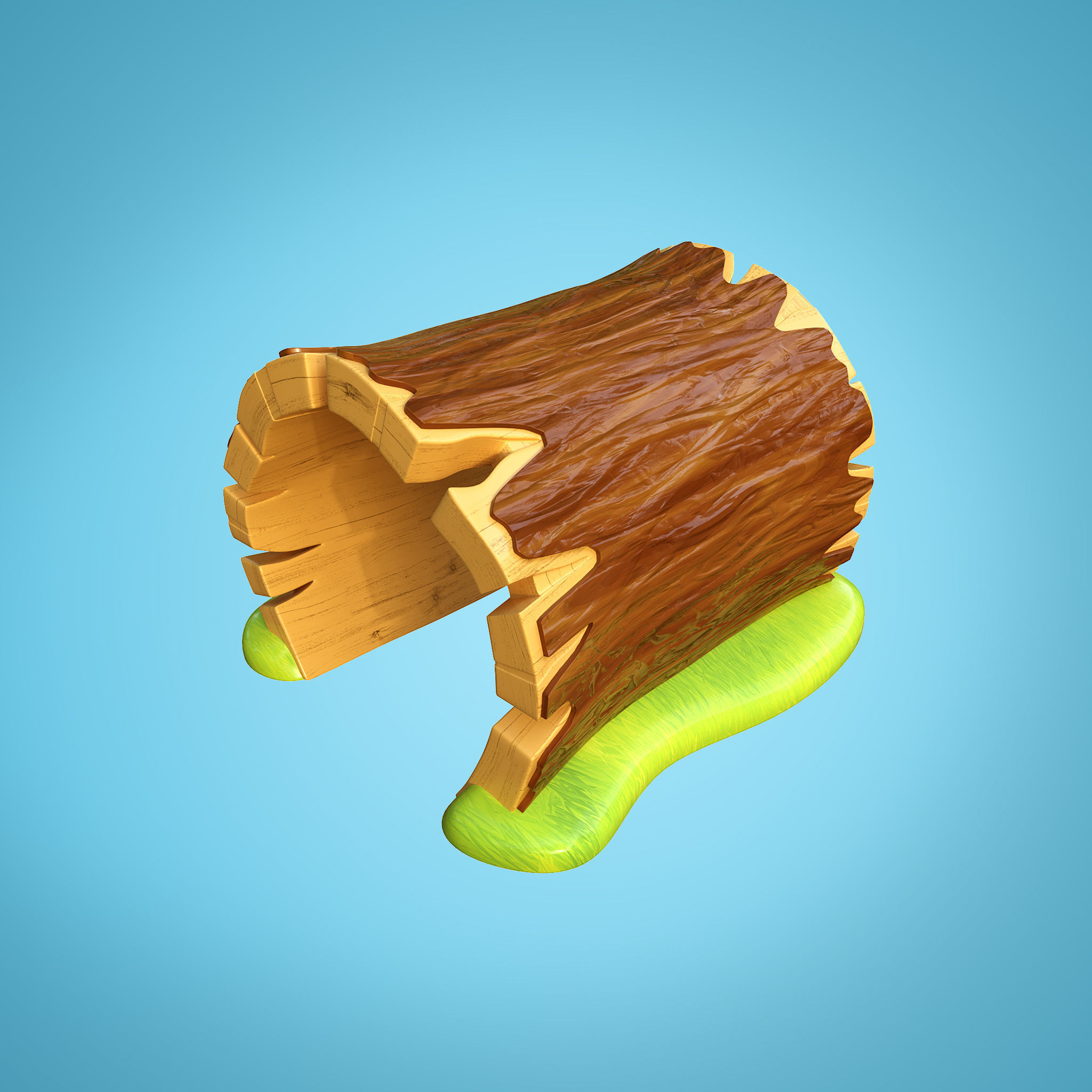 3D model Log 3D model_0
