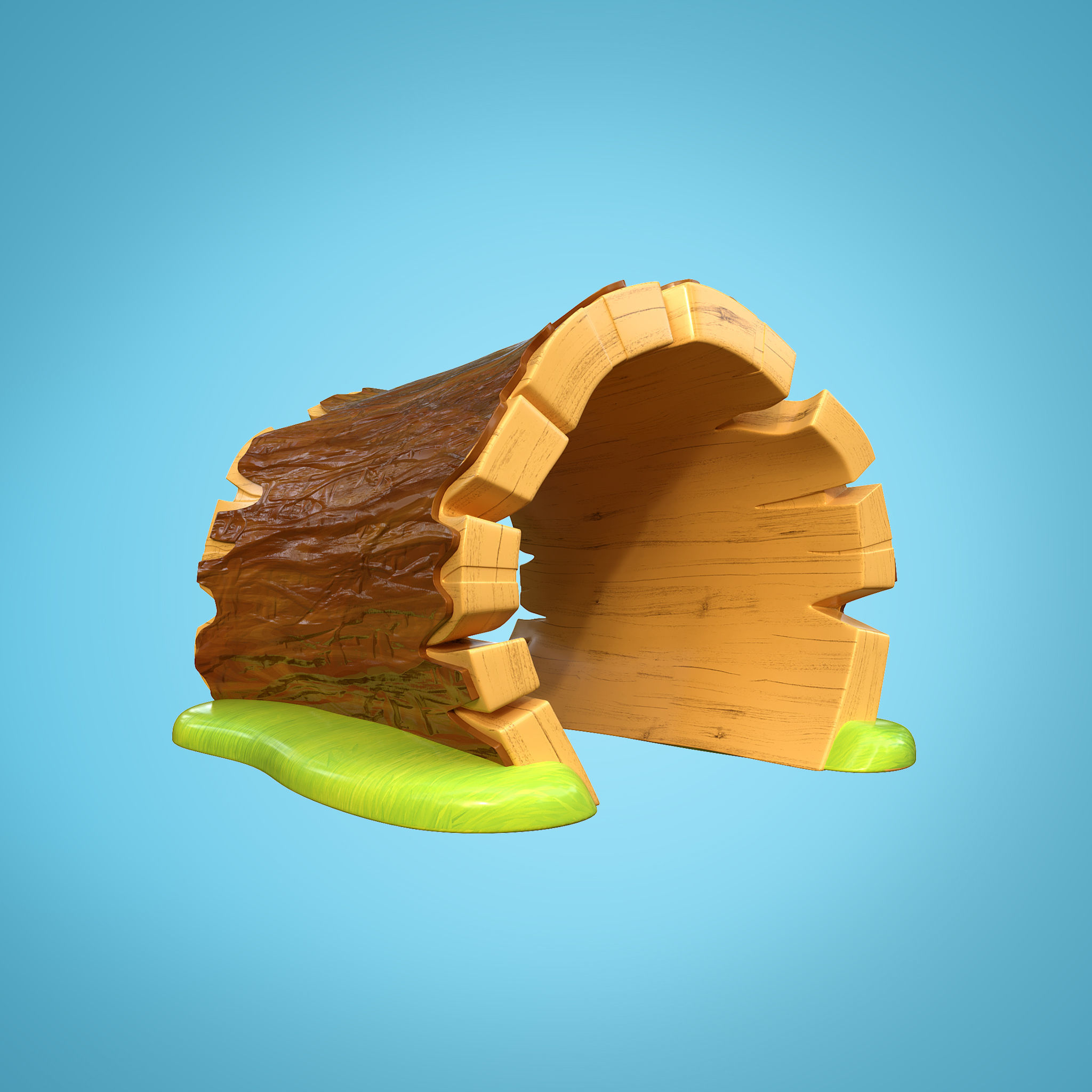 3D model Log 3D model_1