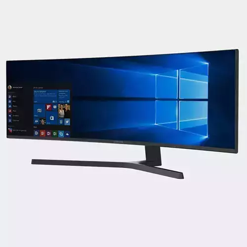 Gaming monitor Samsung Low-poly 3D model