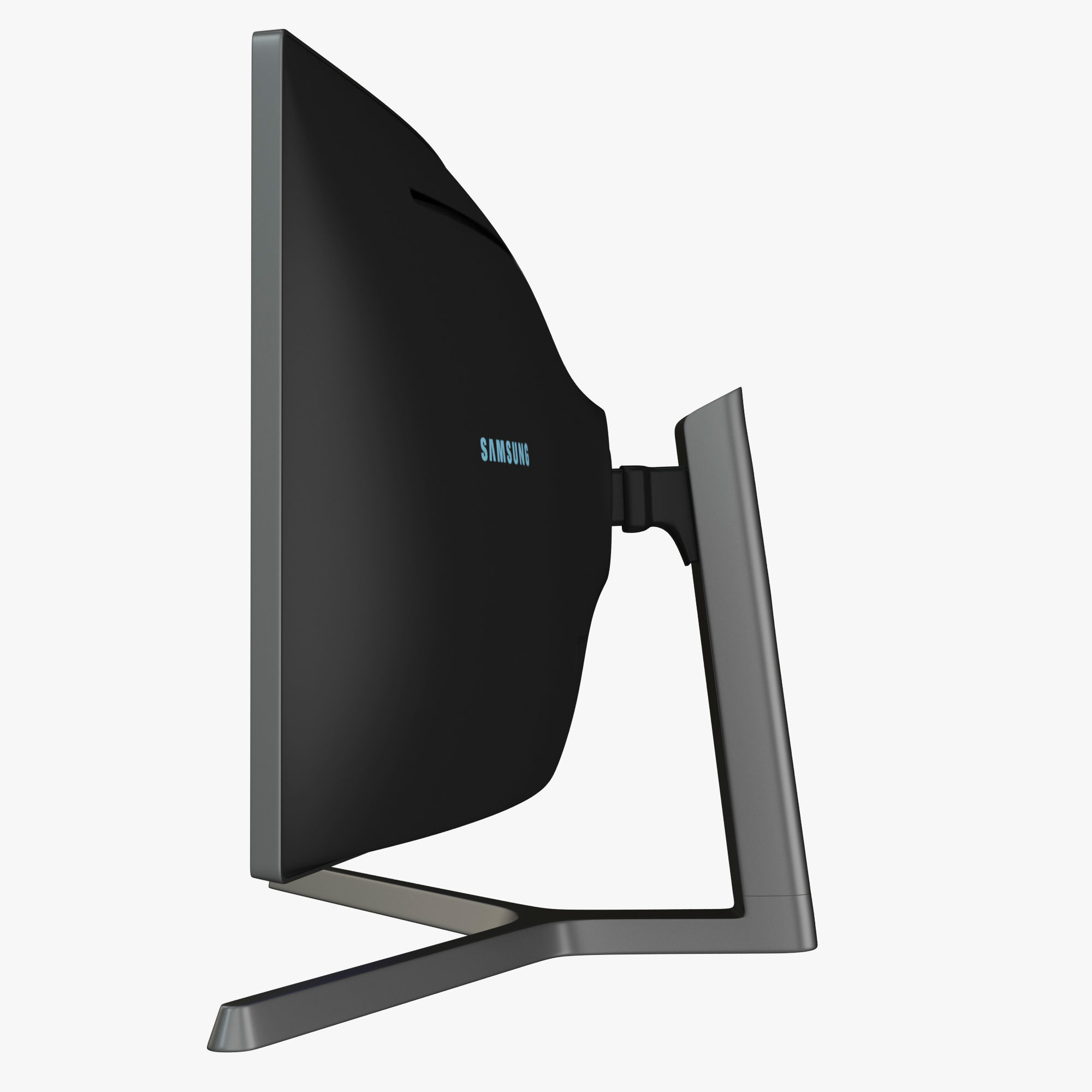 Gaming monitor Samsung Low-poly 3D model_2