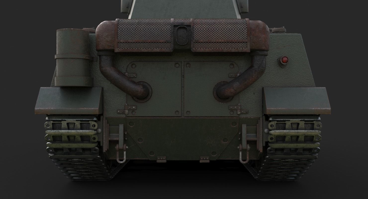 Tank Type 5 Chi-Ri Japan Vray  3D model_13