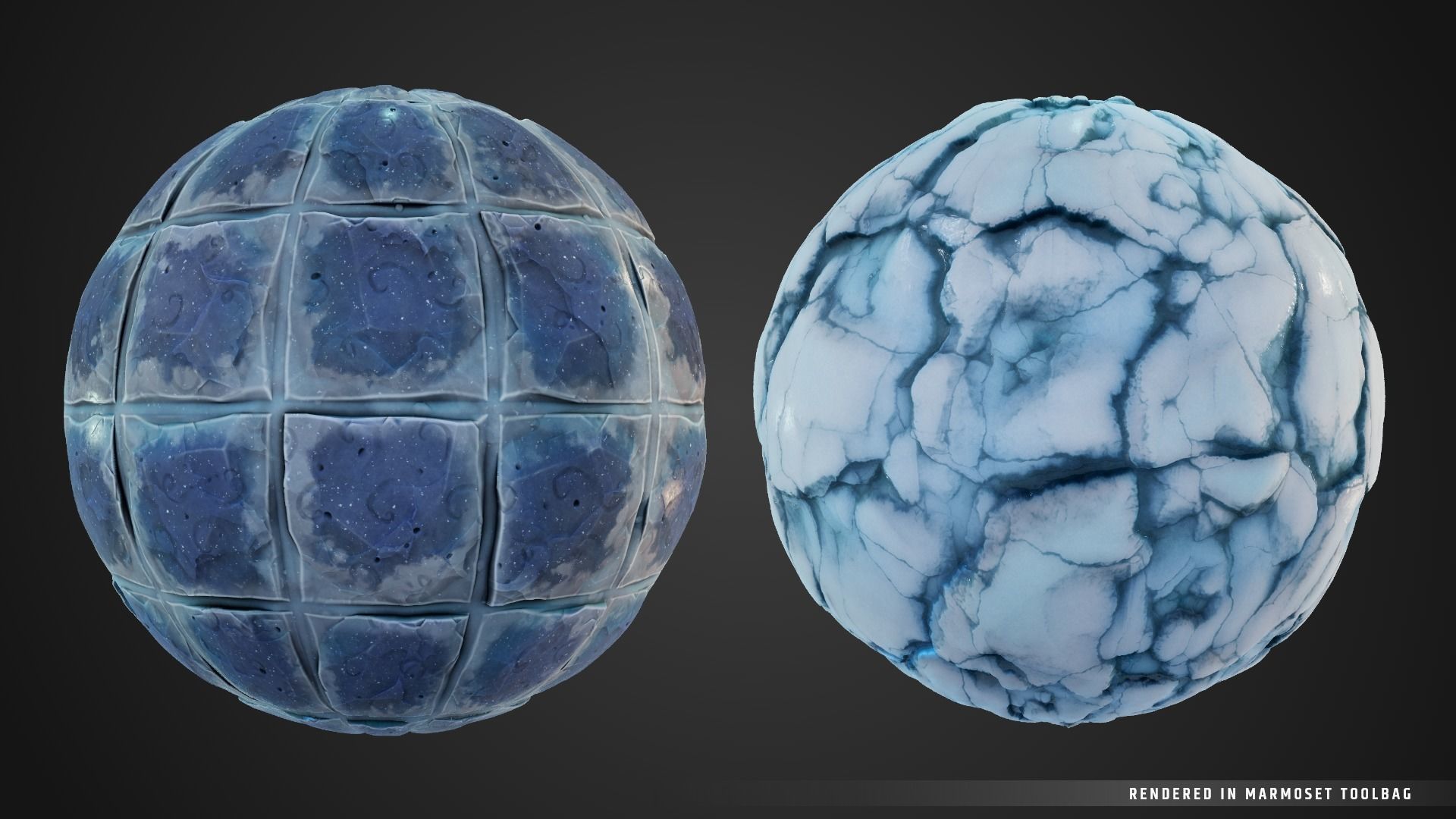 Stylized FrozenCave Material Pack Texture_1