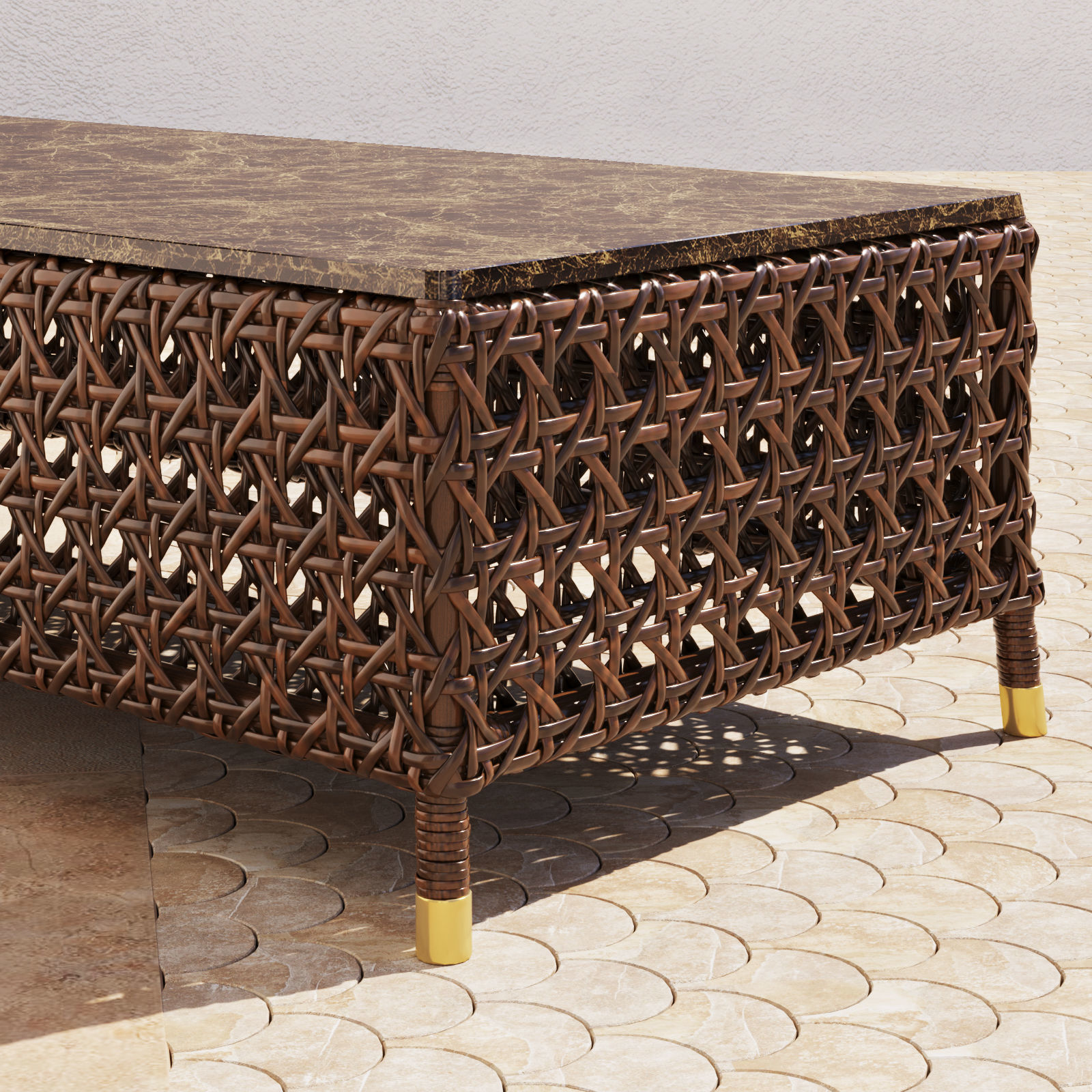 SAMUELE MAZZA Rigel rectangular table 3D model_1