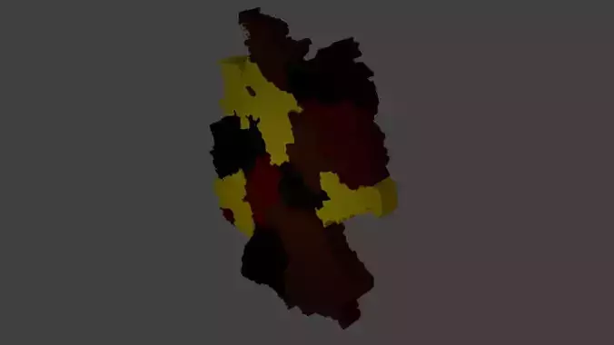 Germany Map 3D
