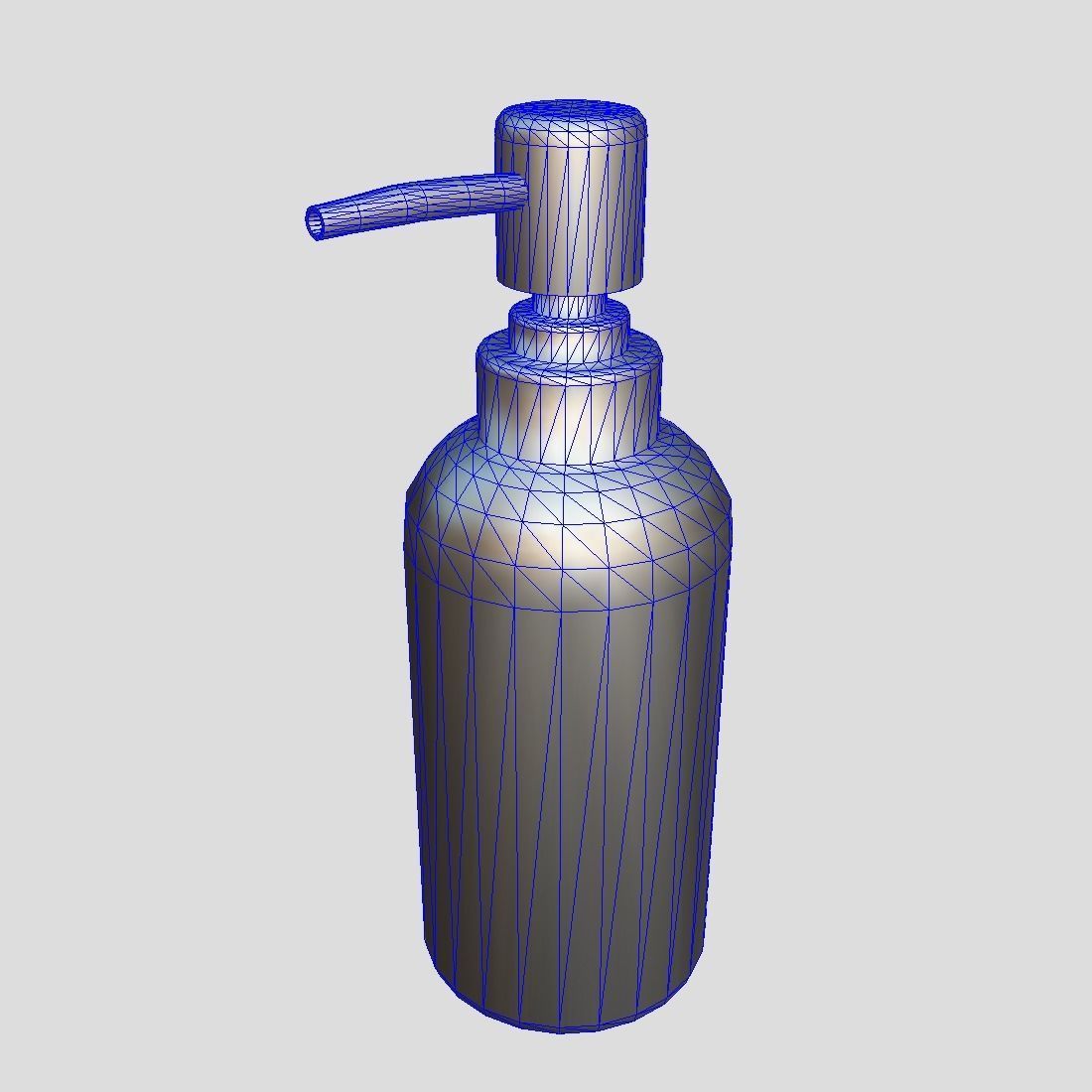 Soap Dispenser Low-poly 3D model_1