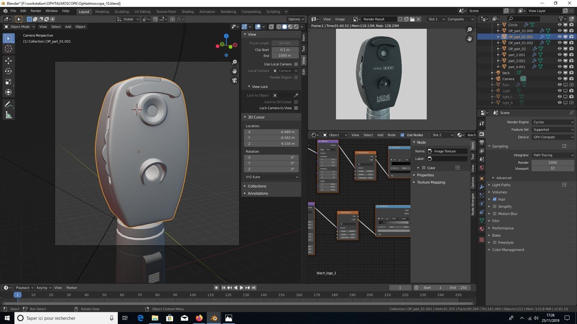 Ophtalmoscope CG model 3D model_10