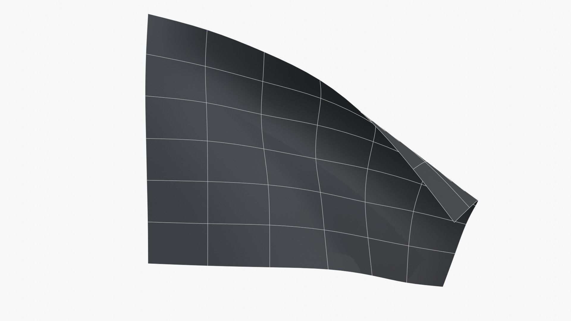 US Flag 3rd National Confederate Low-poly 3D model_12