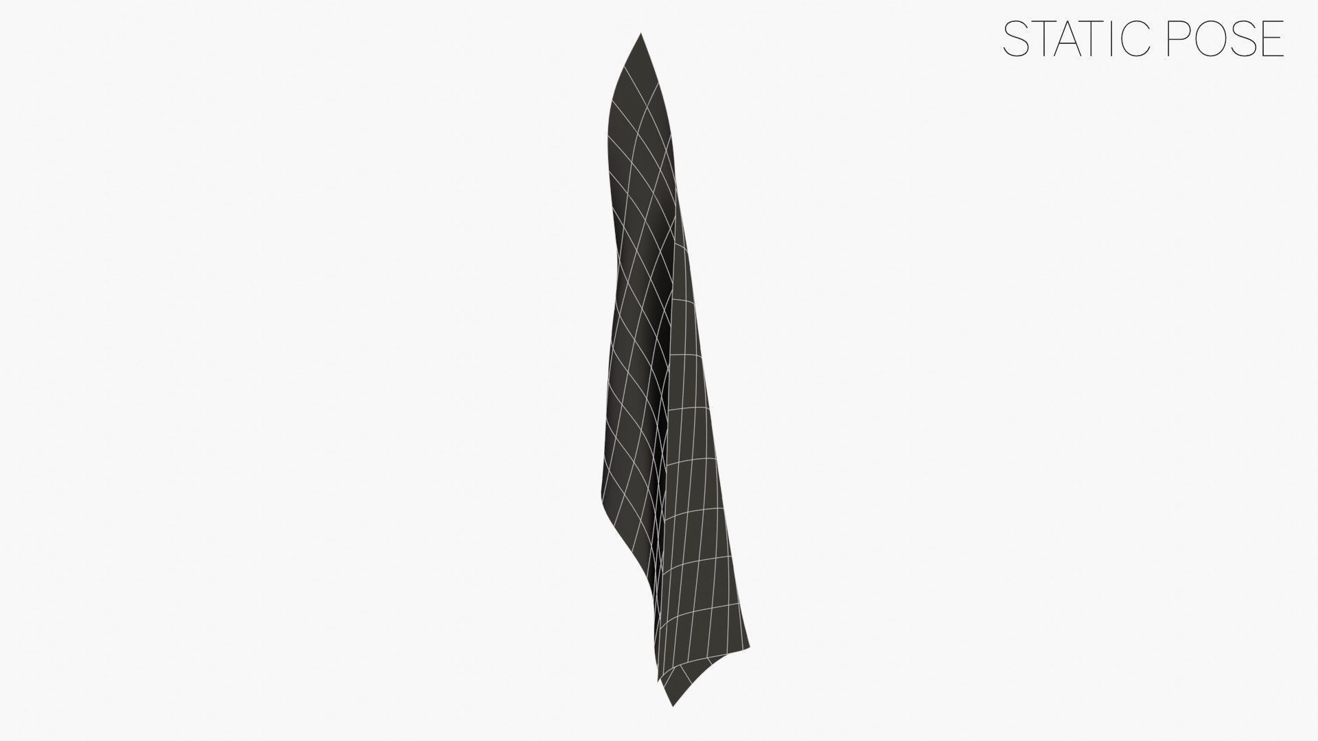 US Flag 3rd National Confederate Low-poly 3D model_26