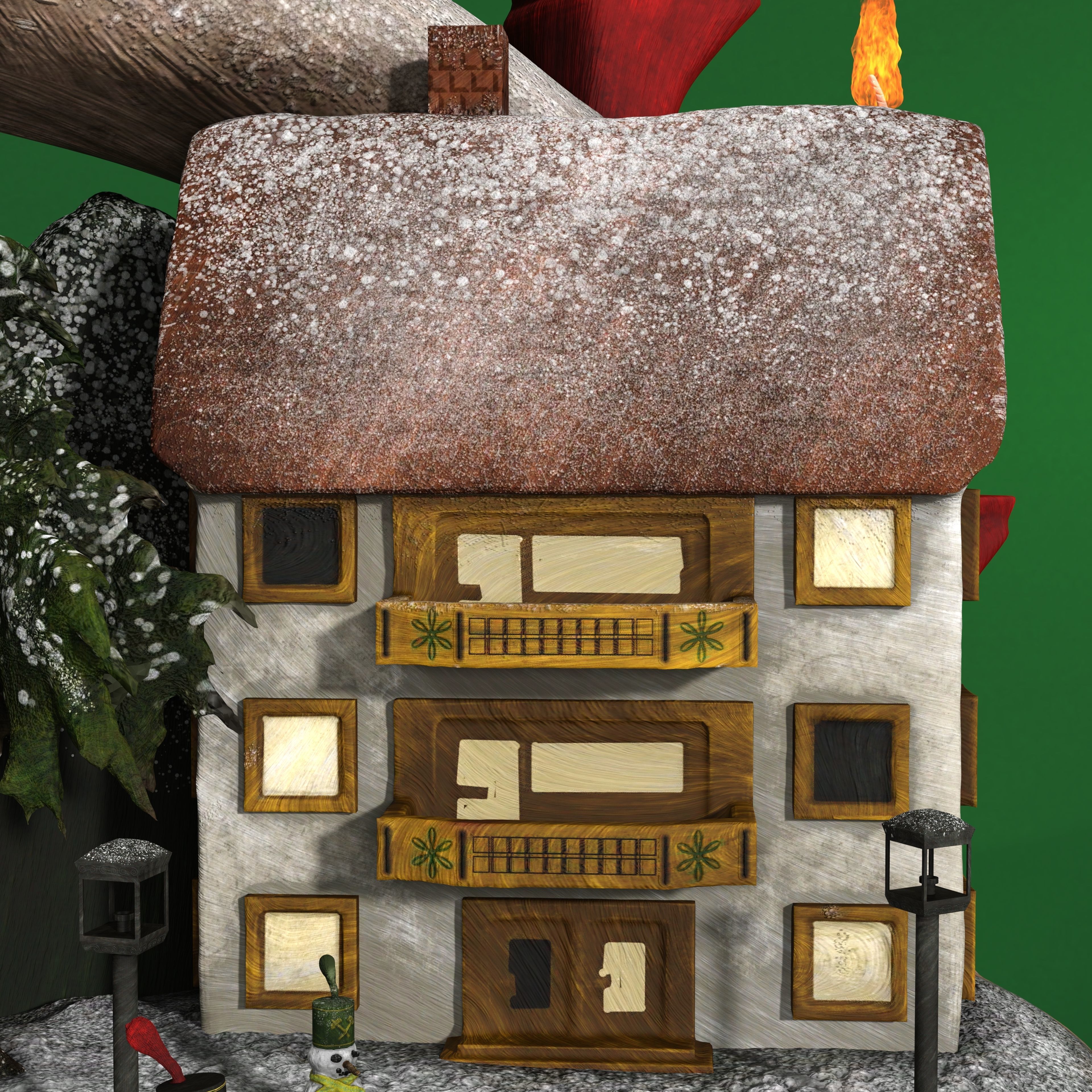 Christmas arc 3D model_5