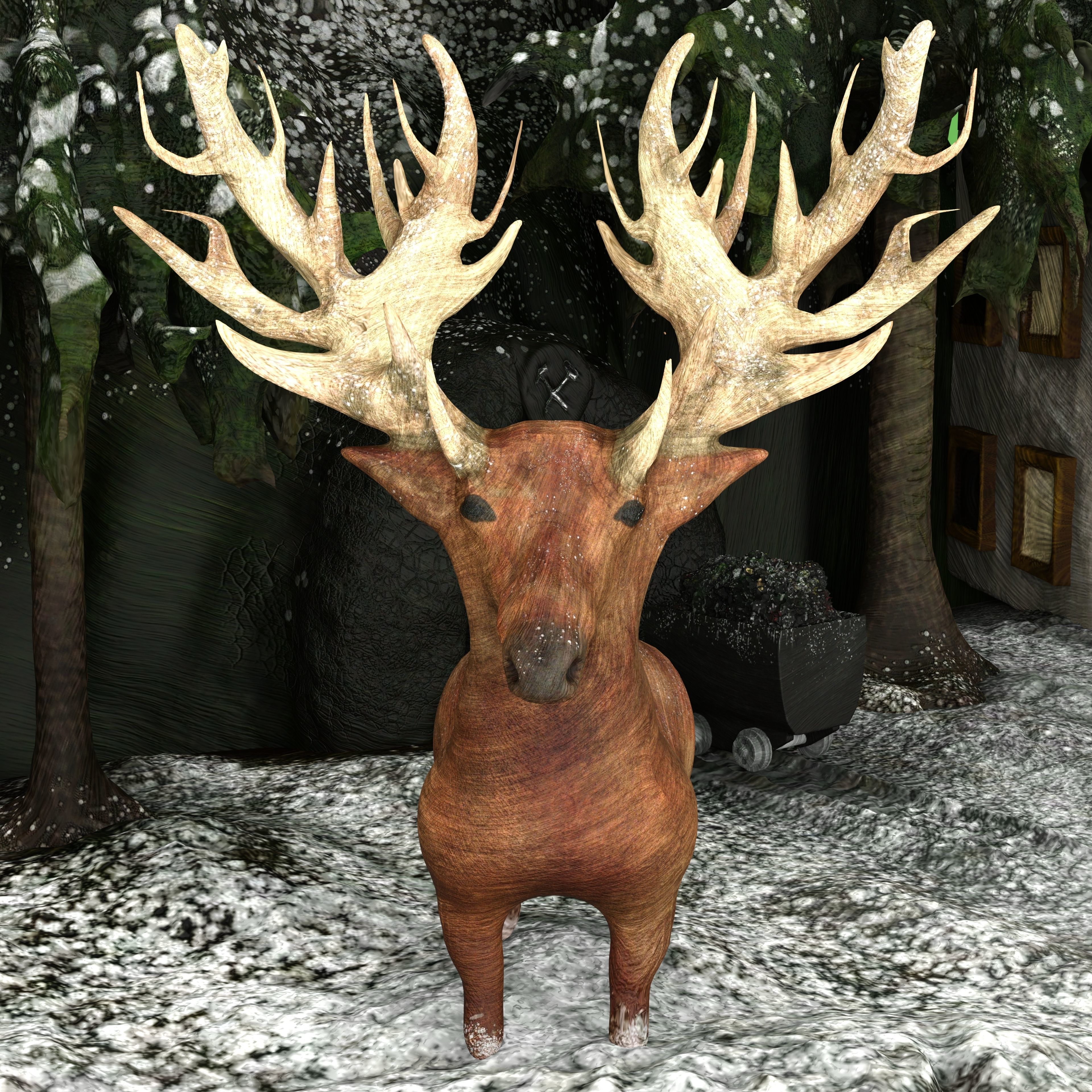 Christmas arc 3D model_7