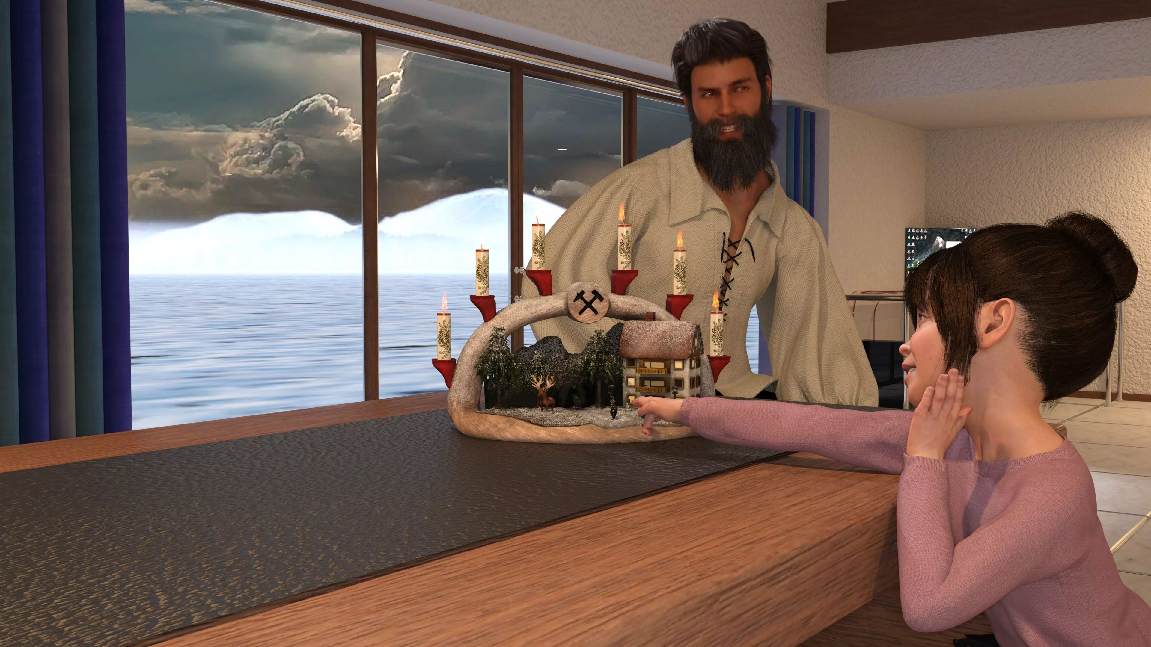 Christmas arc 3D model_0