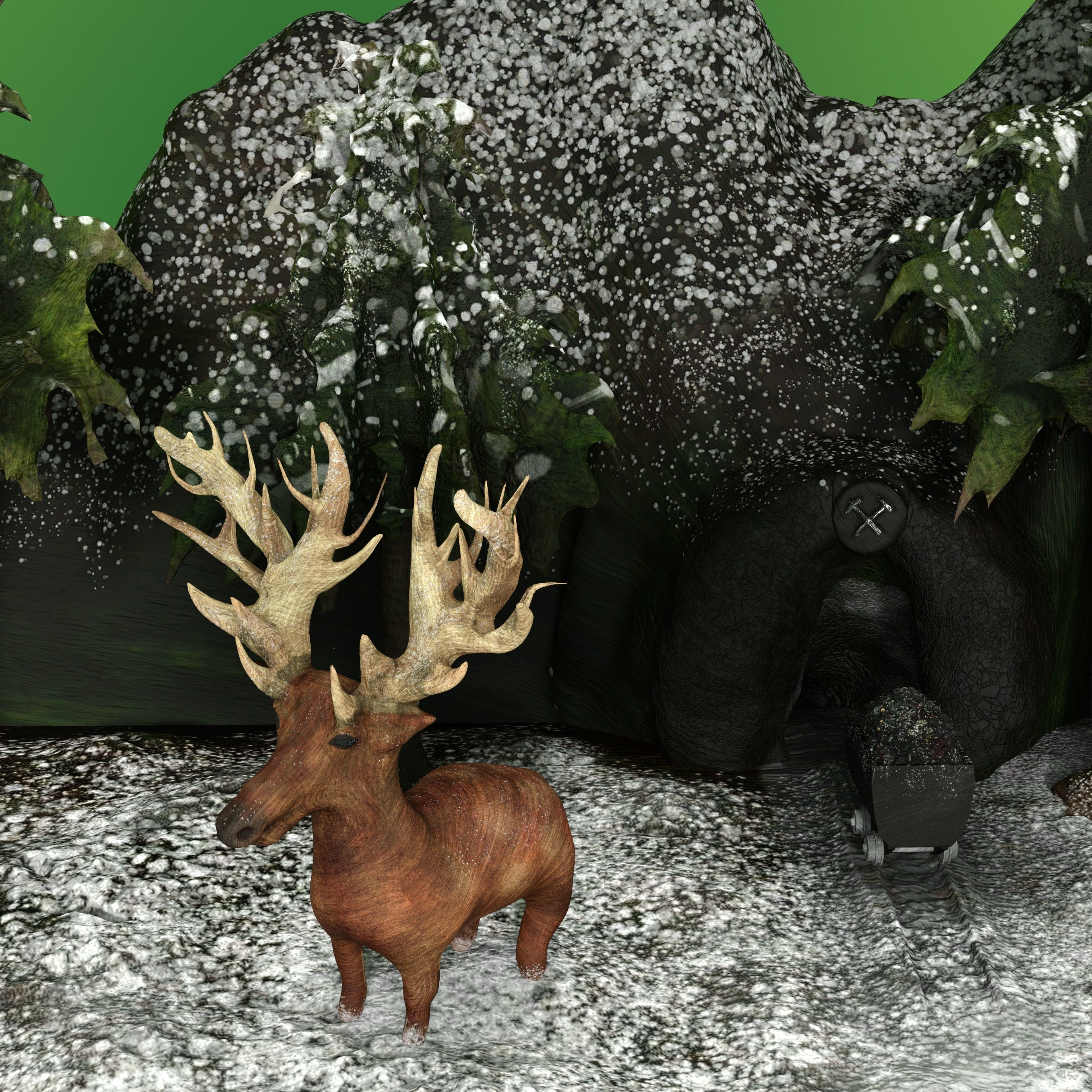 Christmas arc 3D model_8