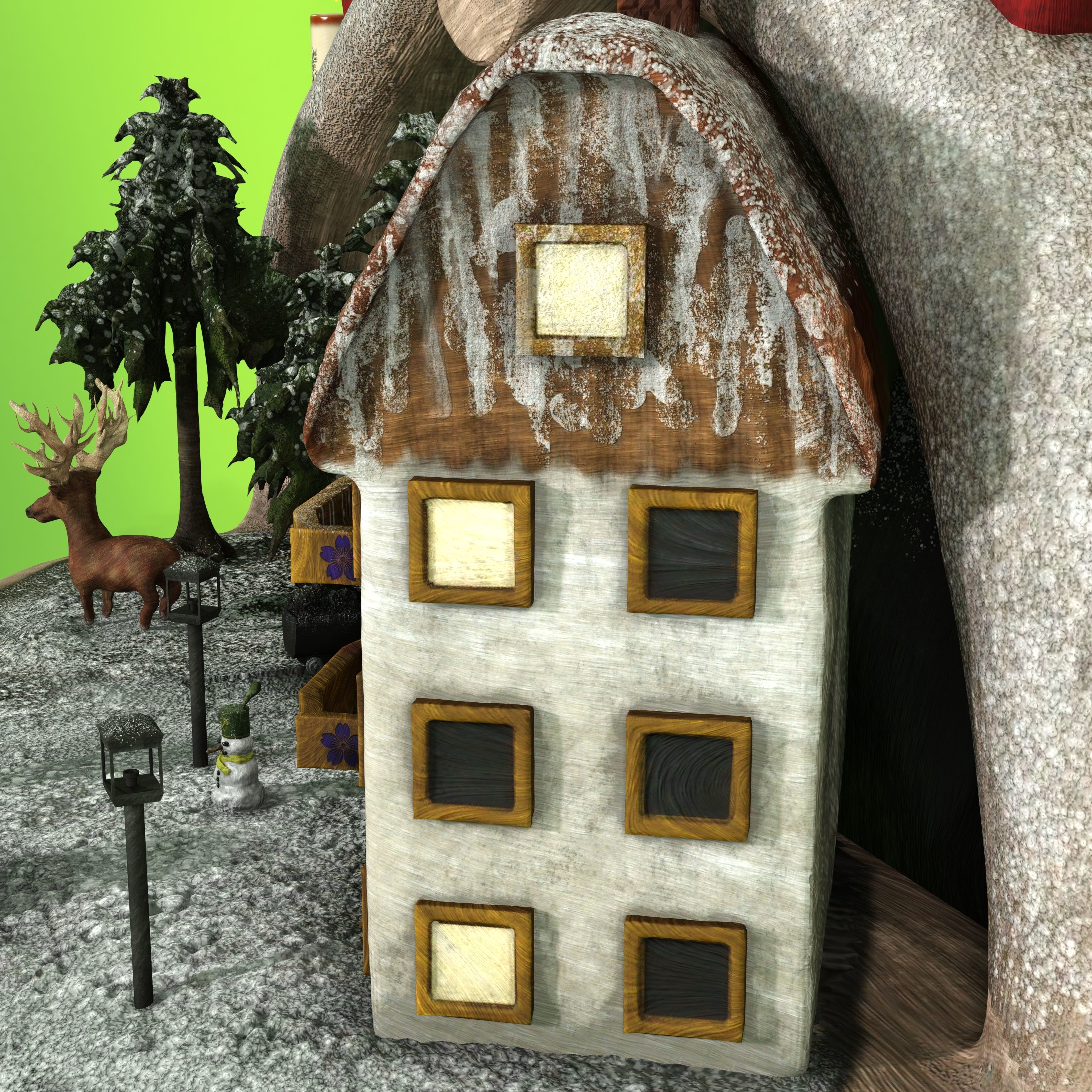 Christmas arc 3D model_6