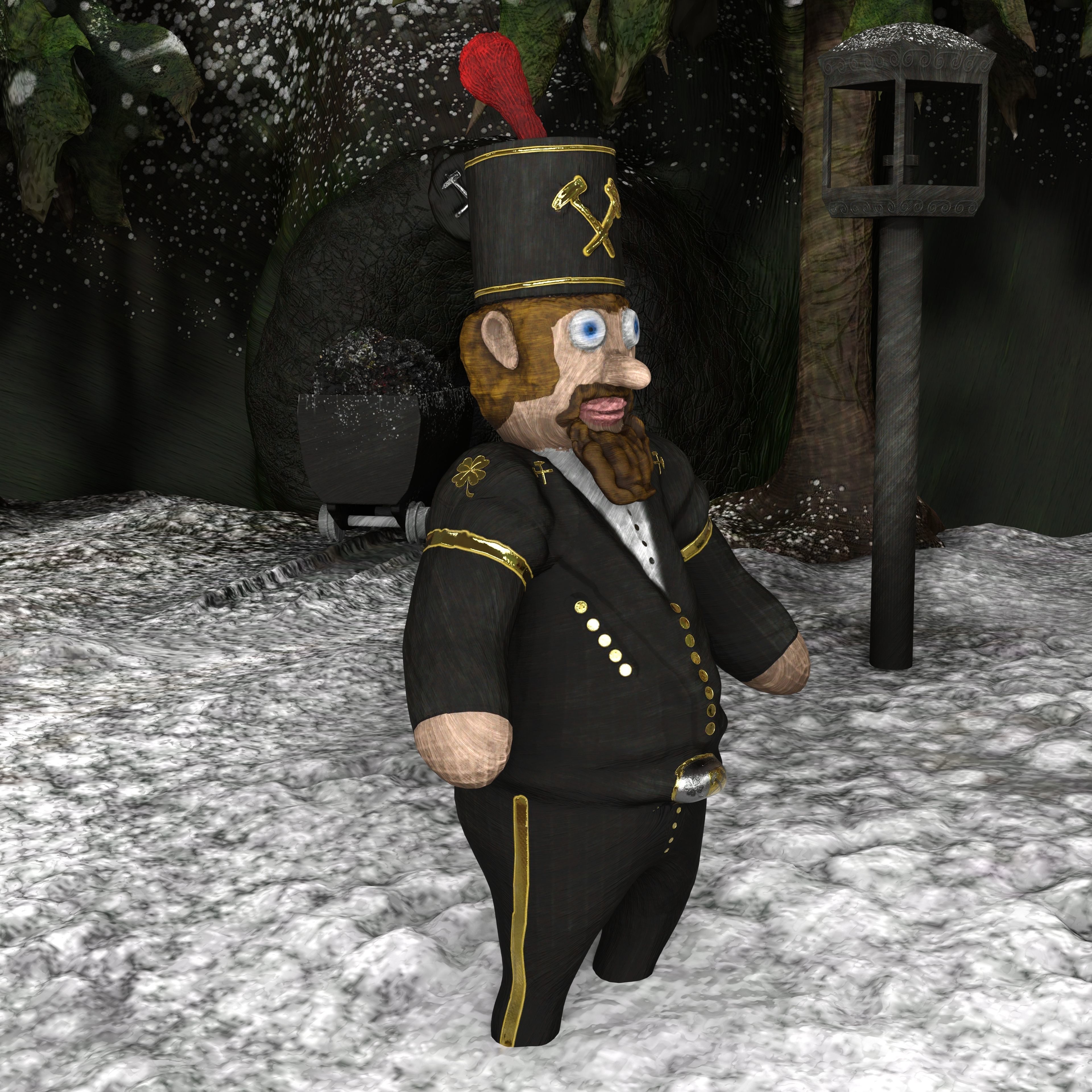 Christmas arc 3D model_3