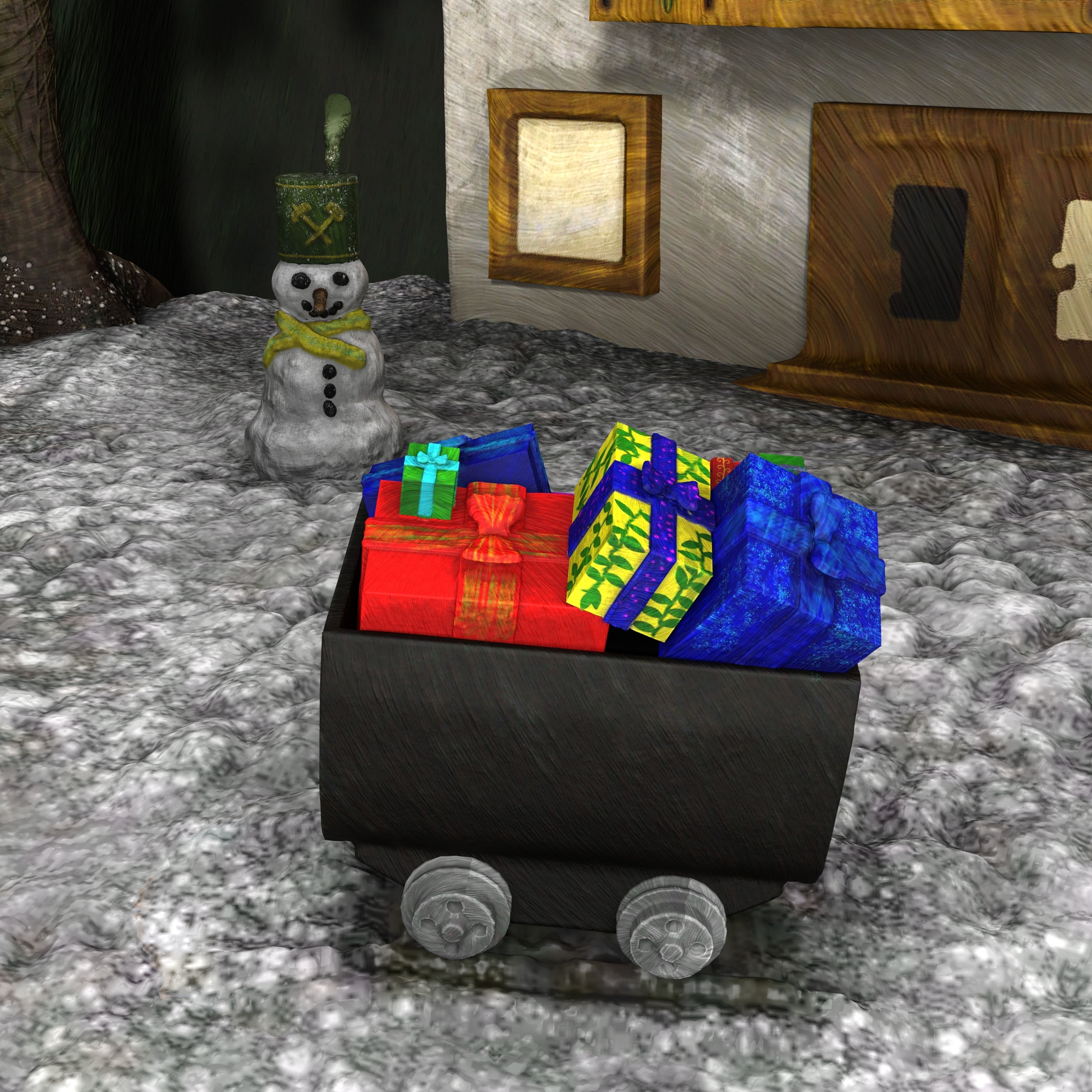 Christmas arc 3D model_2