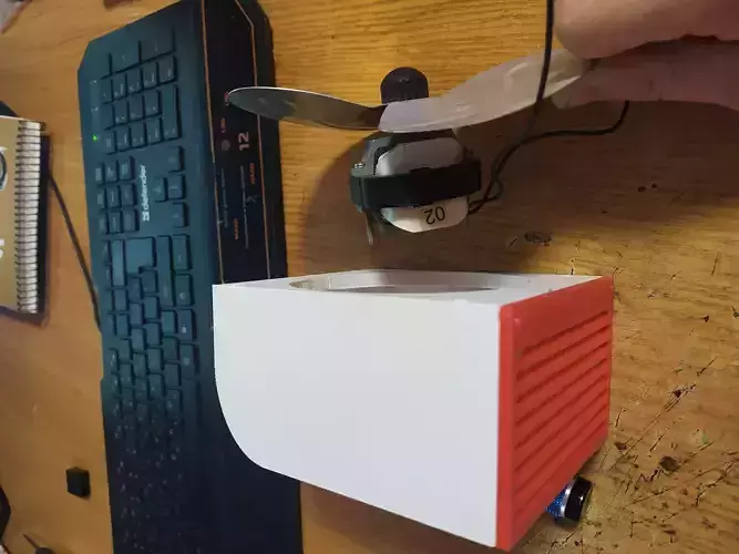 Flap Ventilation System For 129-155mm prop diameter 3D print model