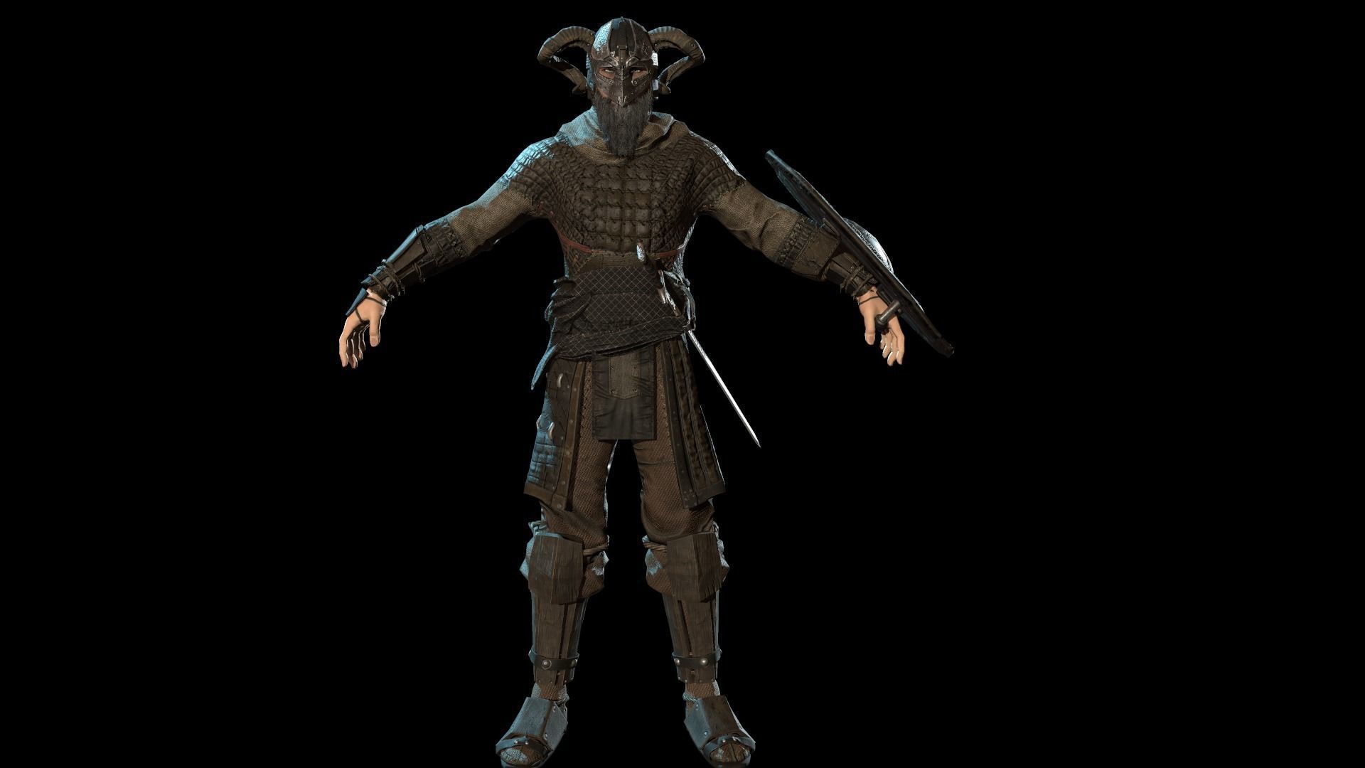 Vikings pack Low-poly 3D model_36