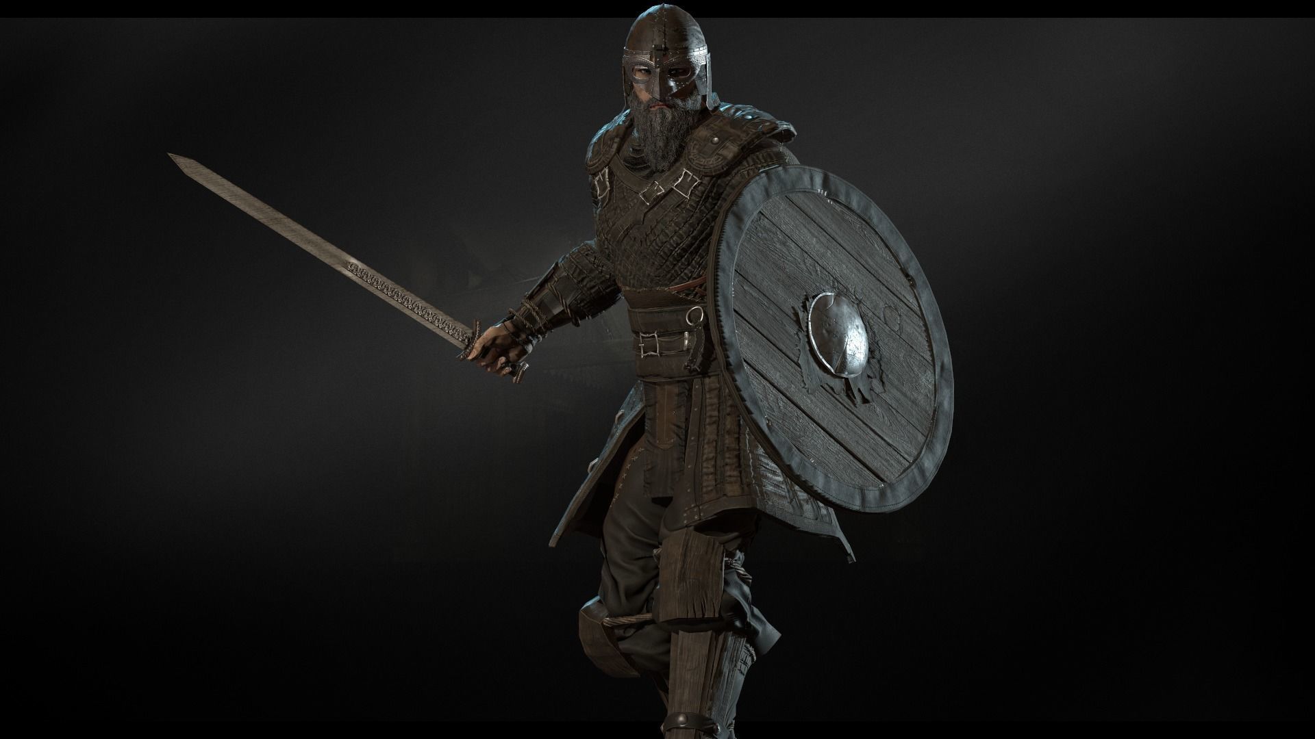 Vikings pack Low-poly 3D model_37