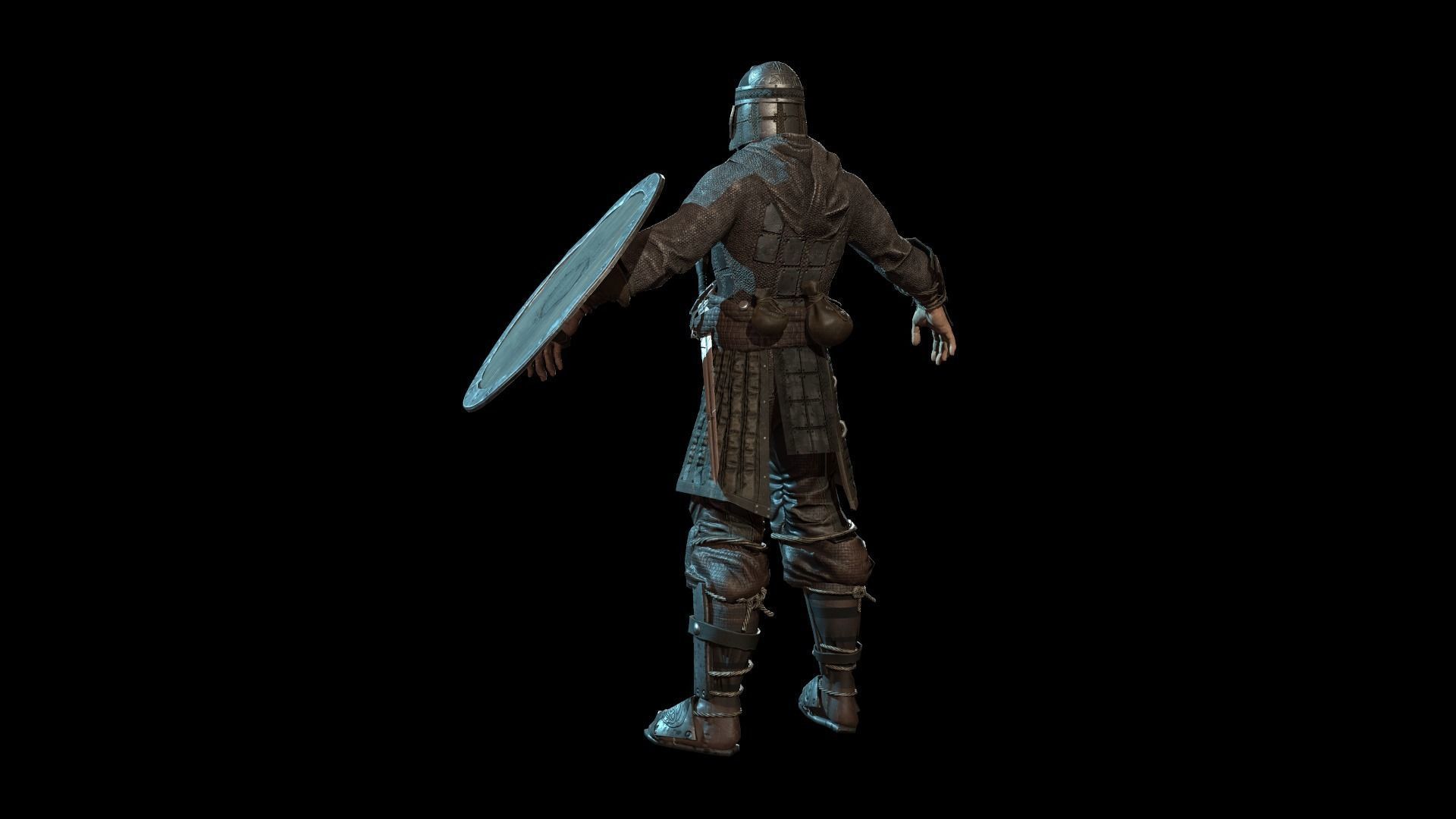 Vikings pack Low-poly 3D model_9