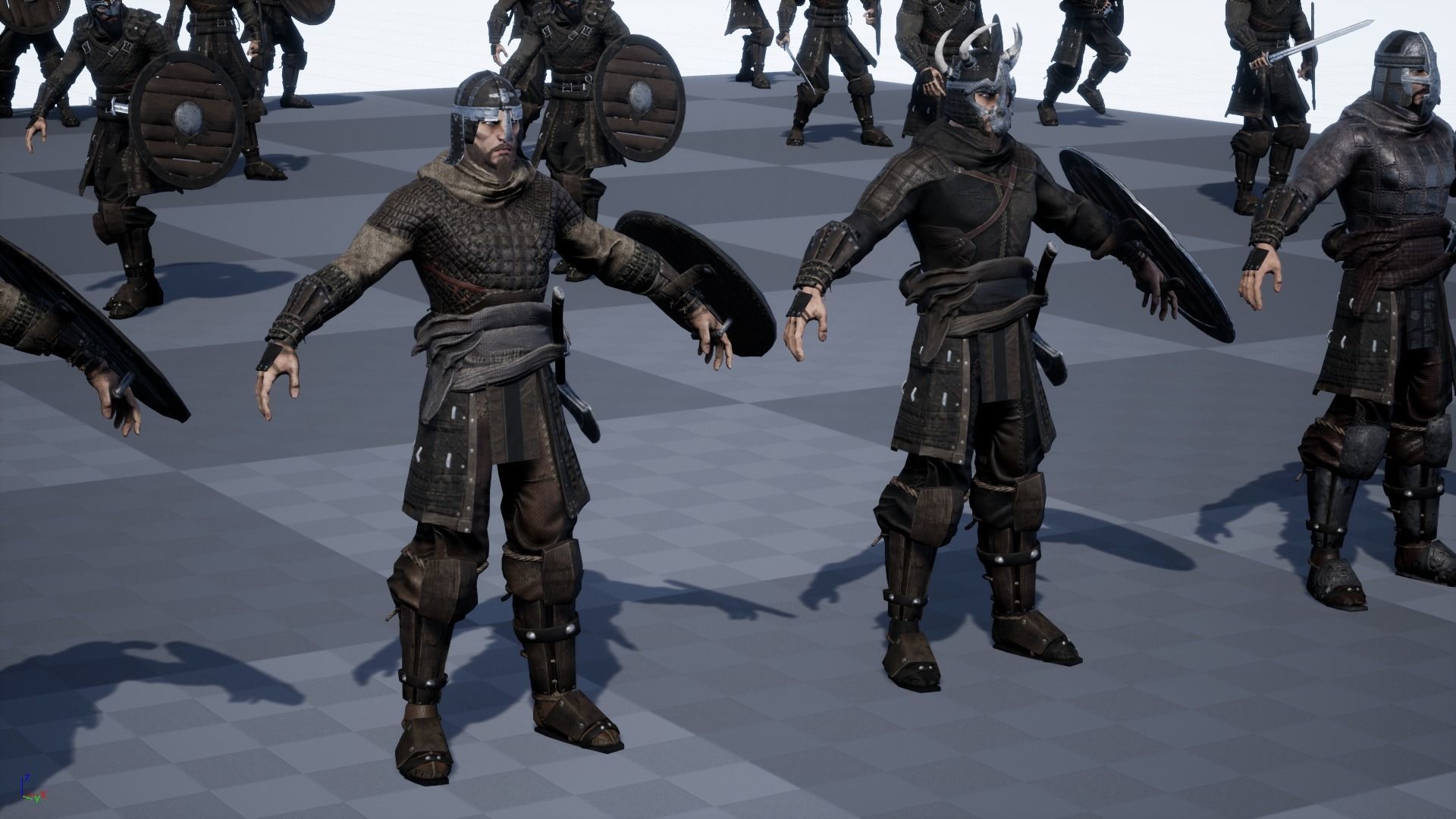 Vikings pack Low-poly 3D model_17