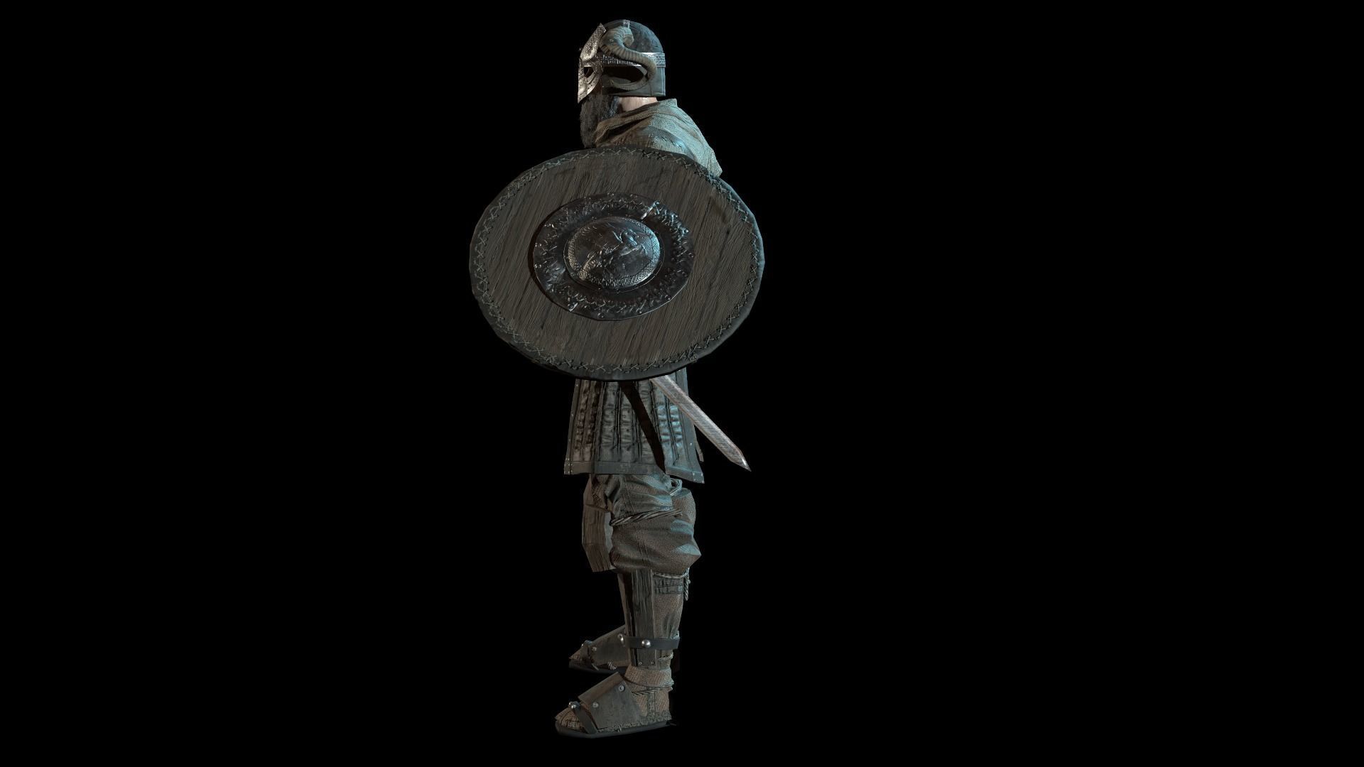 Vikings pack Low-poly 3D model_27