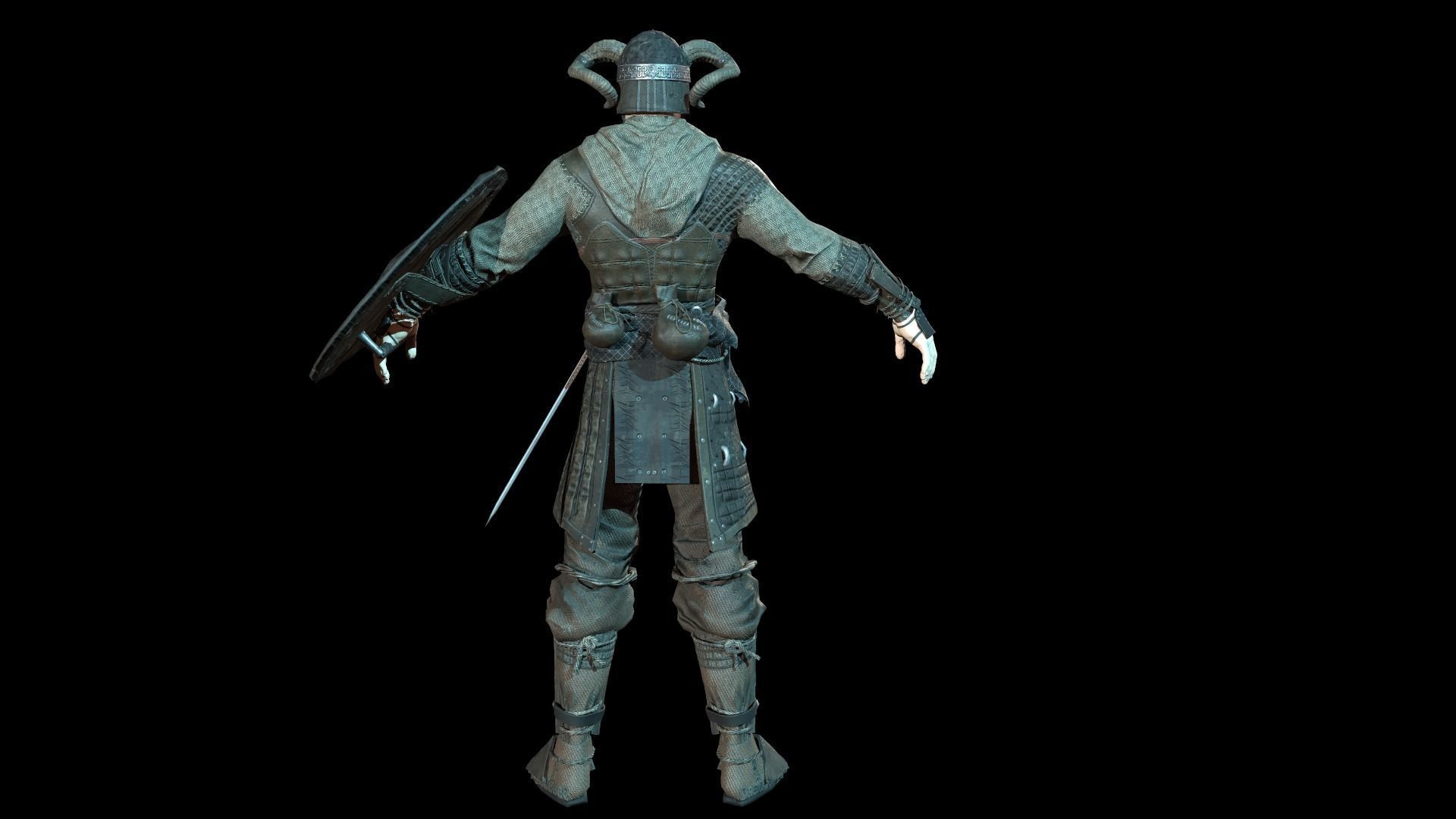Vikings pack Low-poly 3D model_29