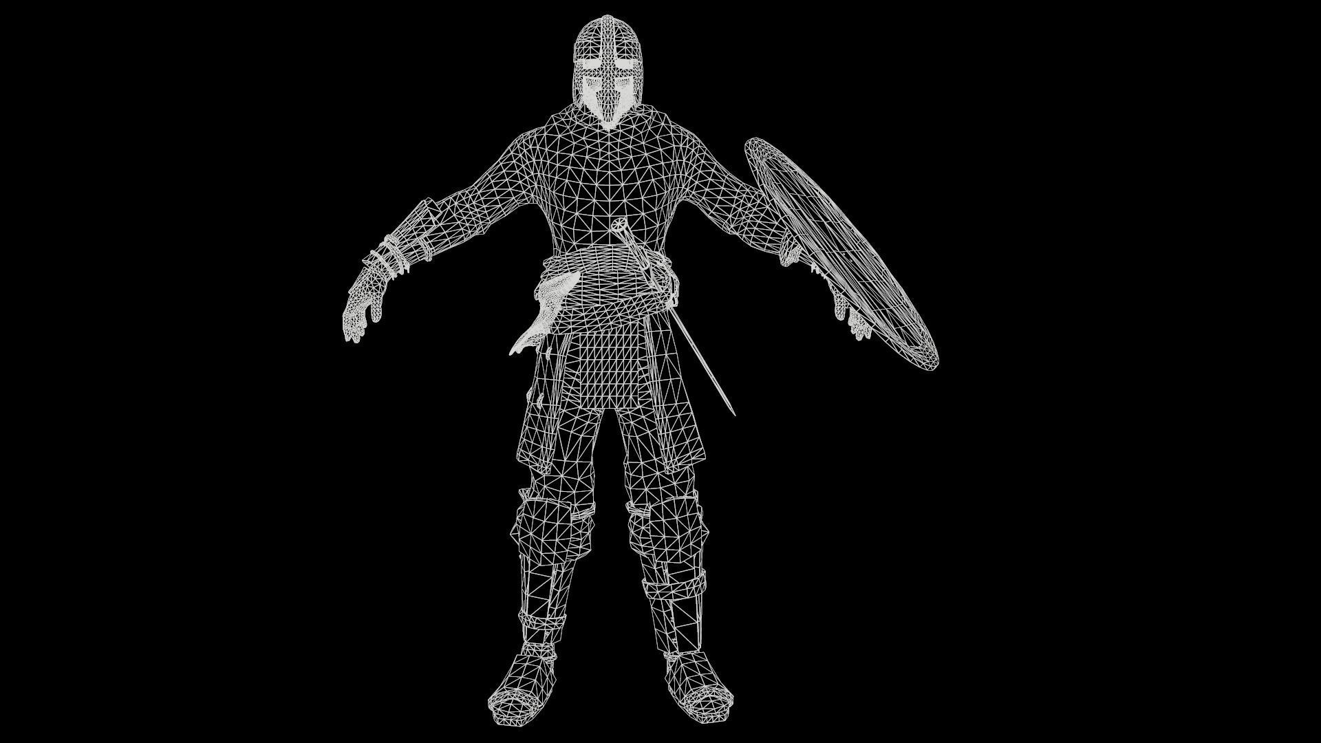 Vikings pack Low-poly 3D model_13